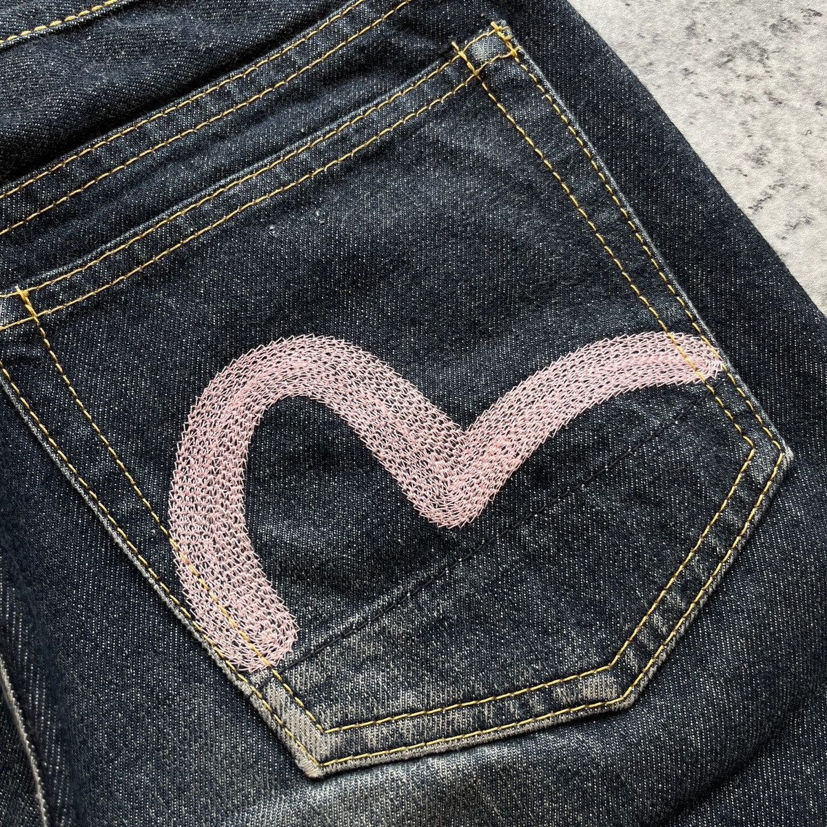 Evisu Y2K Evisu Donna Embroidered Seagull selvedge jeans Size 28" / US 6 / IT 42 - 4 Thumbnail