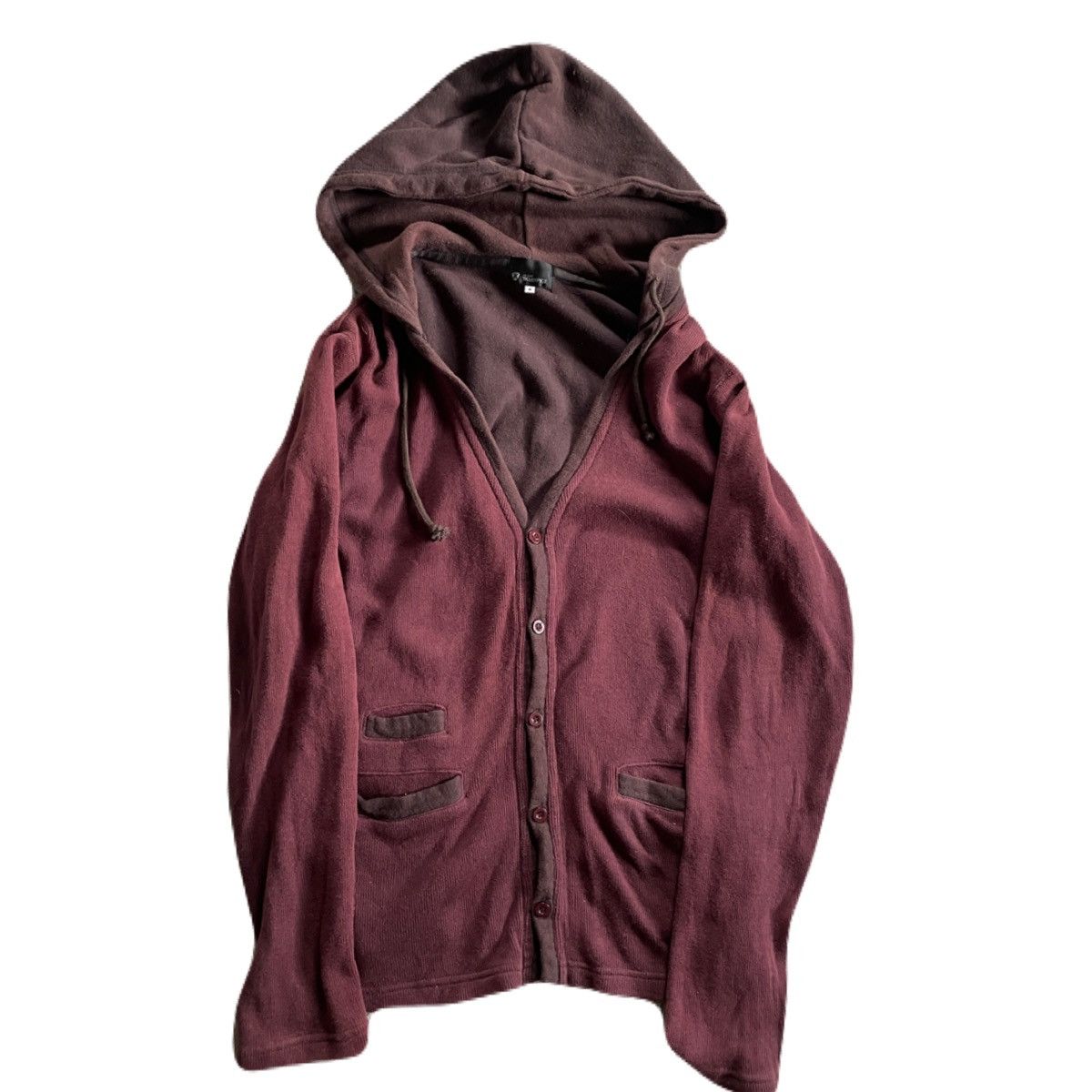 If Six Was Nine 2000s Japanese archive Vkei Docking Hooded Cardigan Y2K Size US M / EU 48-50 / 2 - 2 Thumbnail