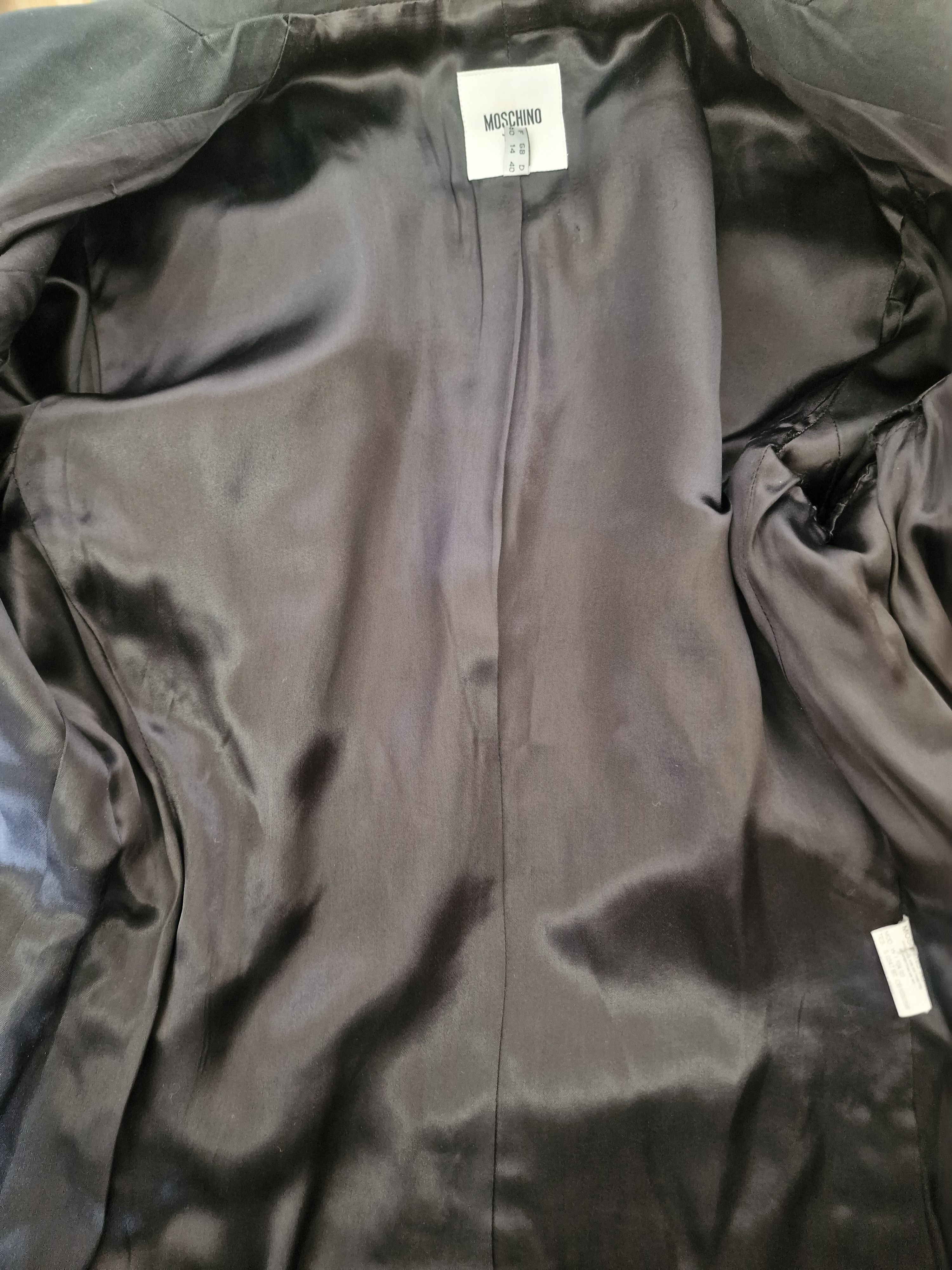 Moschino Moschino Corset Lace Up Bondage Medium Vintage Blazer Jacket Size M / US 6-8 / IT 42-44 - 9 Thumbnail