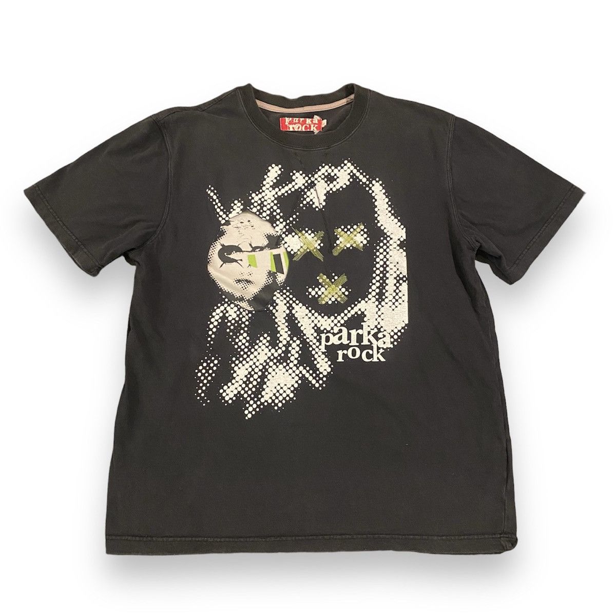 image of Rock Tees x Seditionaries Parka Rock Double Layer Xembroidered Punk Rock Gothic Tshirt in Black (Si