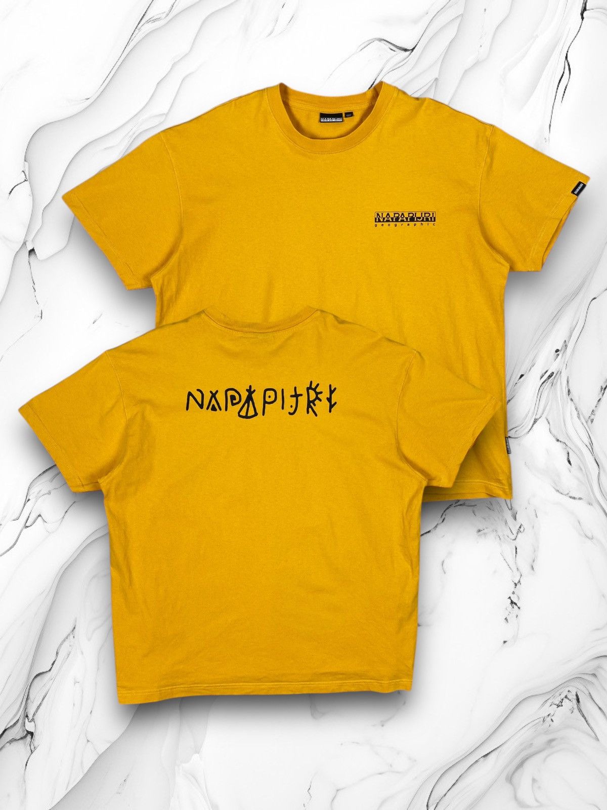 Napapijri Napapijri Expedition Outdoor Gorpcore Doable Logo T Shirt Size US XL / EU 56 / 4 - 1 Thumbnail