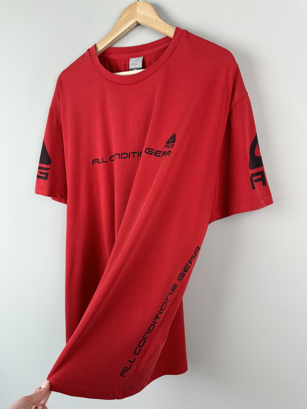 Nike ACG × Vintage Vintage Nike ACG Y2k Oversized T-Shirt Size US XXL / EU 58 / 5 - 1 Thumbnail