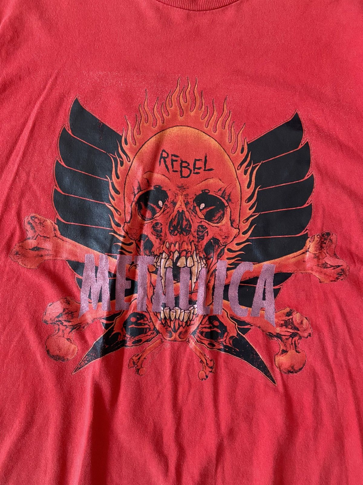 Band Tees × Vintage METALLICA REBEL PUSHEAD Size US XXL / EU 58 / 5 - 4 Thumbnail