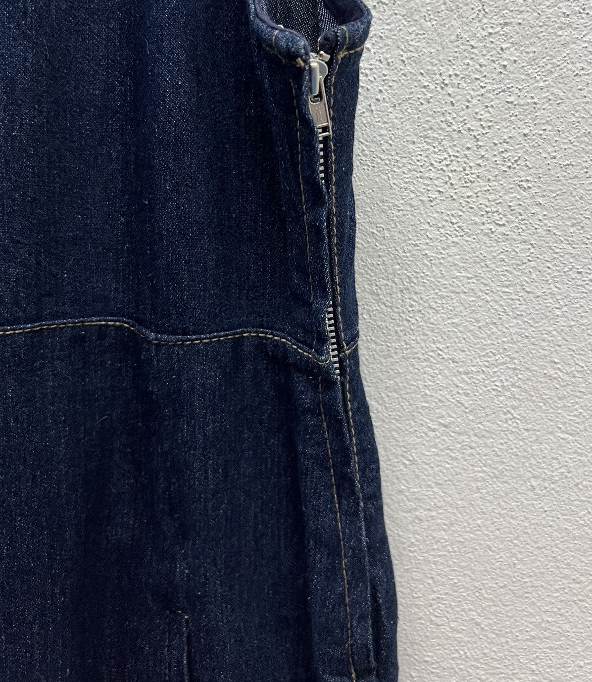 Japanese Brand × Vintage Snidel Dark Wash Wide-Leg Denim Overalls - Size 1 Size US 32 / EU 48 - 5 Thumbnail
