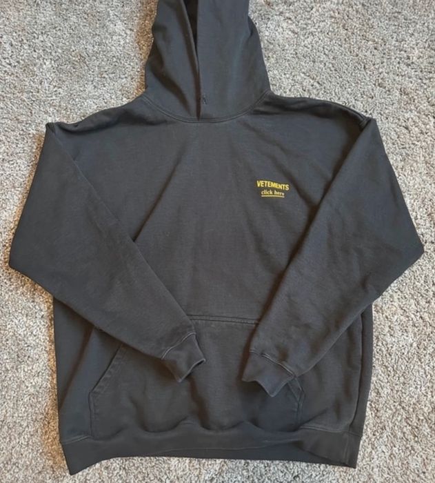 Vetements cheap hoodie grailed