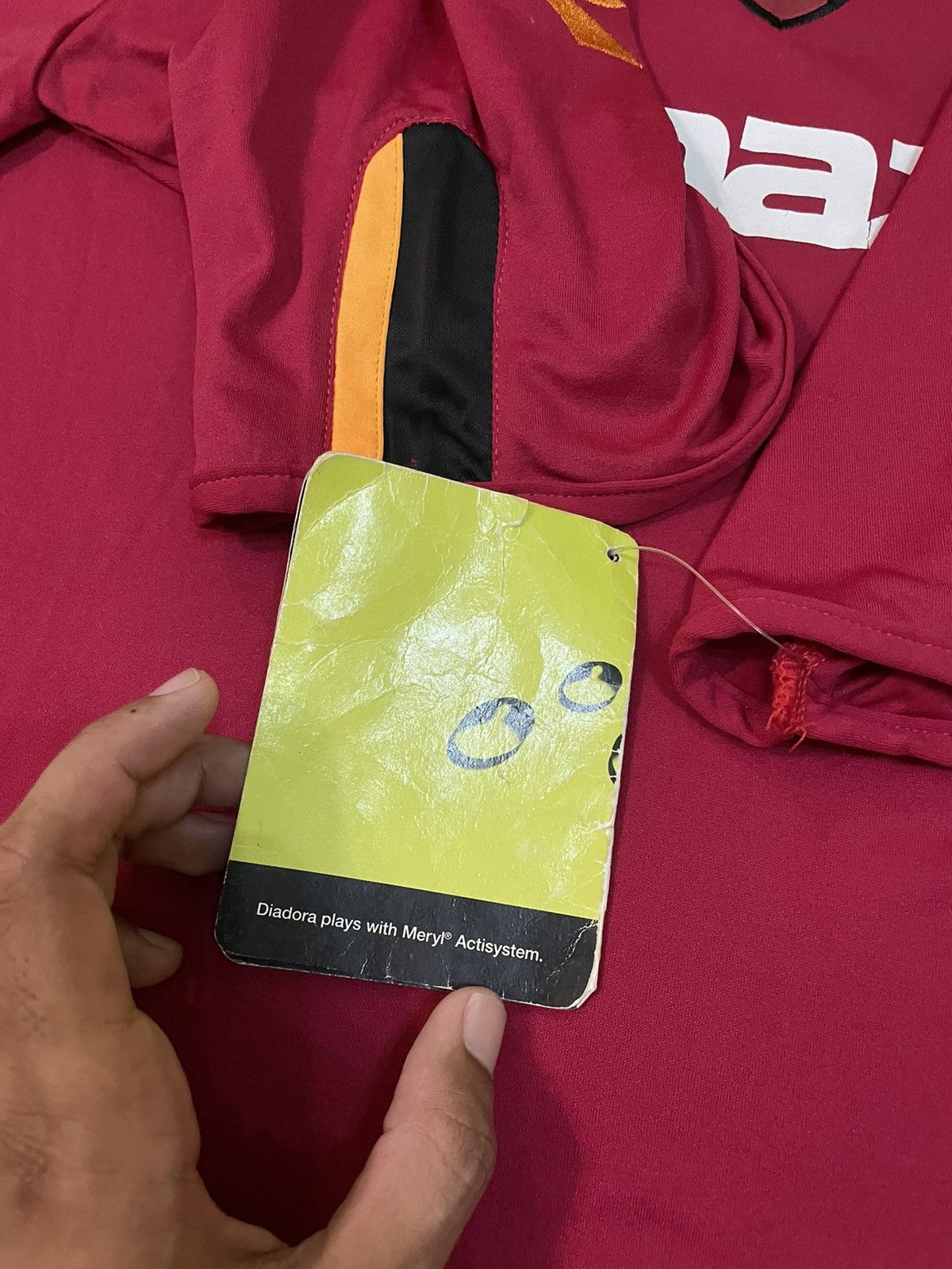 Vintage Super Rare Vintage As Roma 2003/2004 Jersey With Tag Size US XL / EU 56 / 4 - 3 Thumbnail
