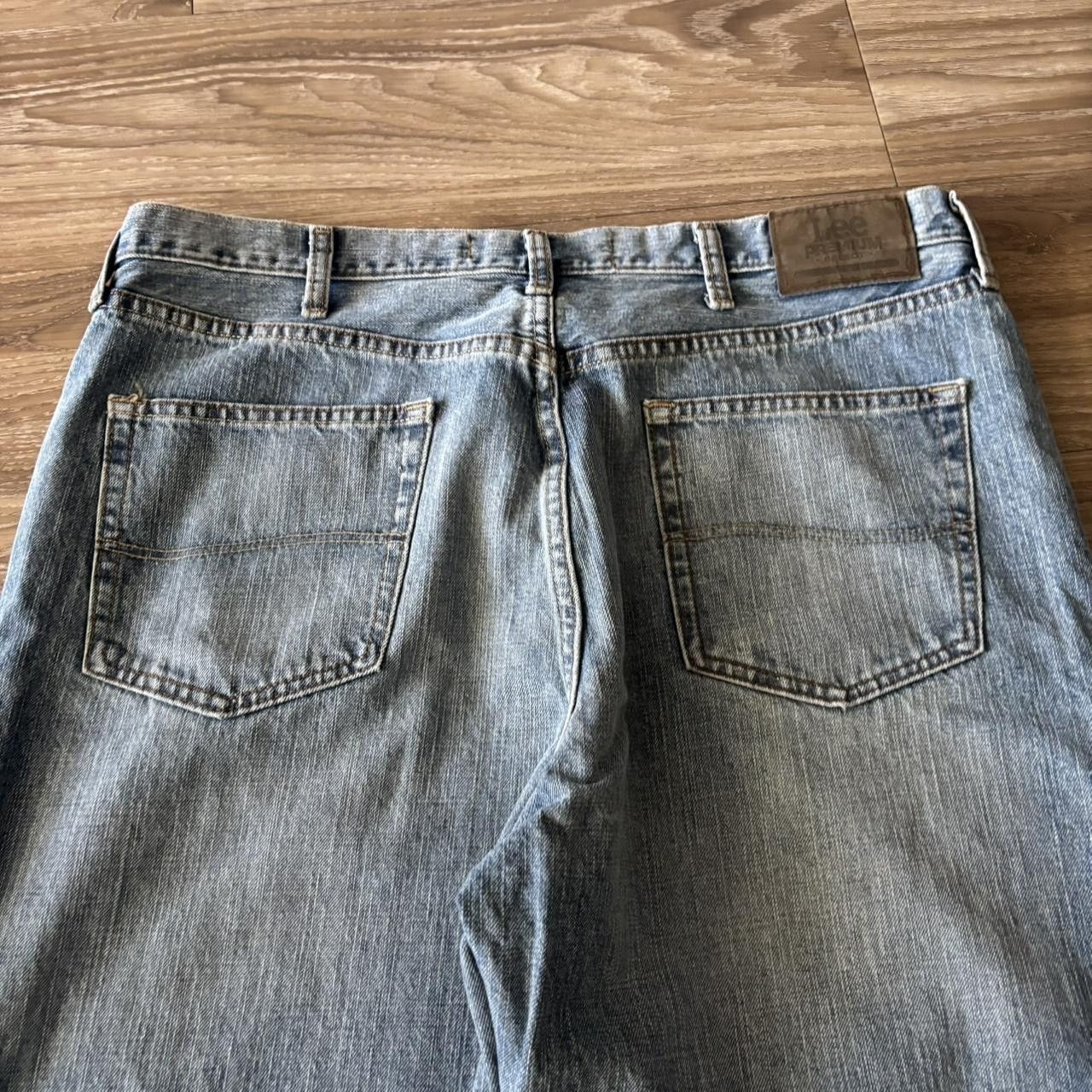 Japanese Brand Crazy Vintage Y2K/2000s Baggy Faded Light Wash Skater Denim Jeans! 38x34 Size US 38 / EU 54 - 7 Thumbnail