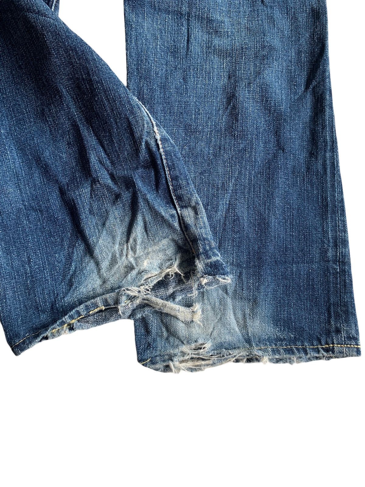 Japanese Brand × Kapital × Vintage BORNFREE 30TH ANNIVERSARY JAPANESE SELVEDGE DISTRESSES DENIM Size US 29 - 19 Thumbnail