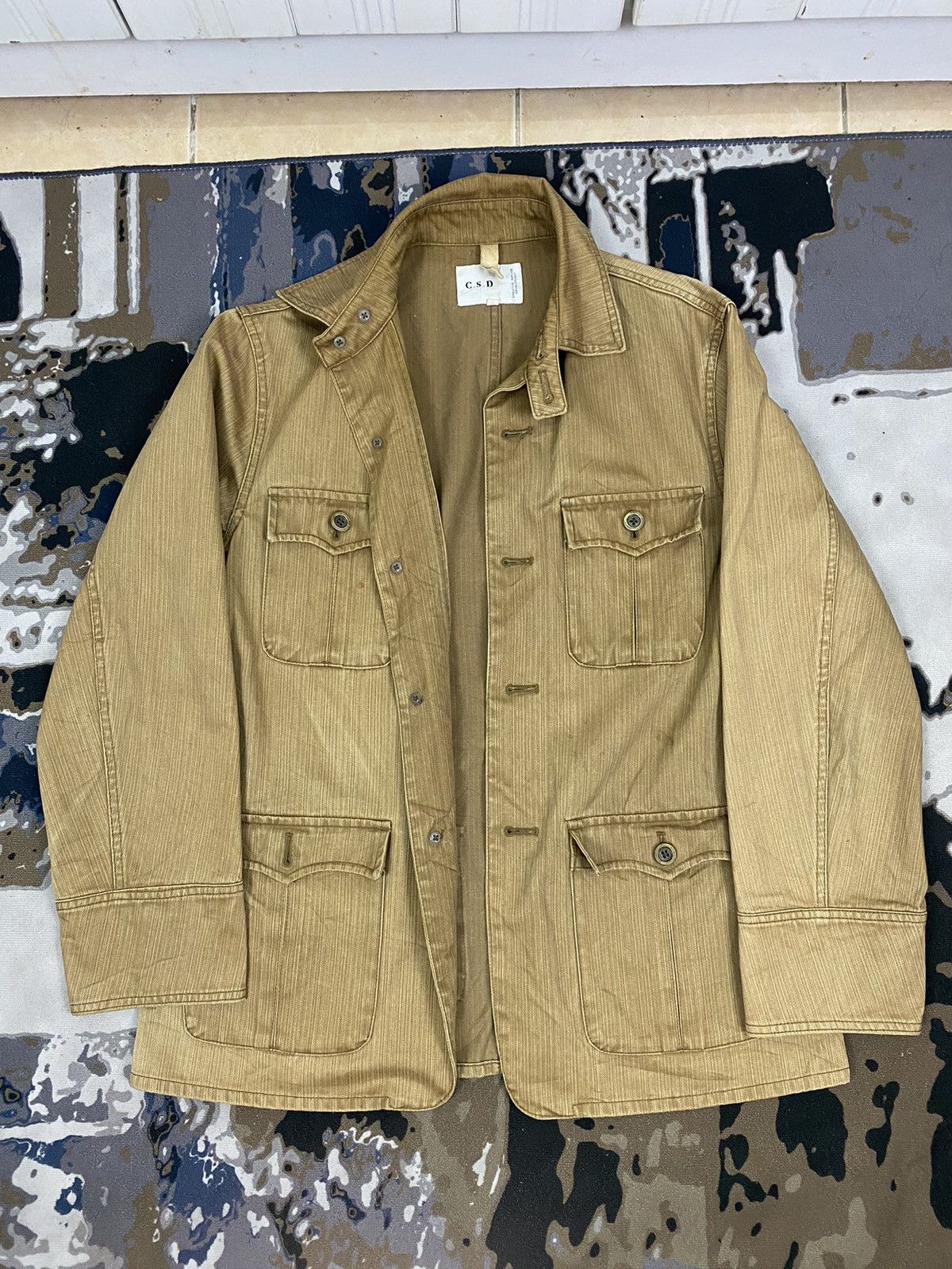 Japanese Brand × Vintage Vintage C.S.D Jacket Multi Pocket Size US M / EU 48-50 / 2 - 1 Thumbnail