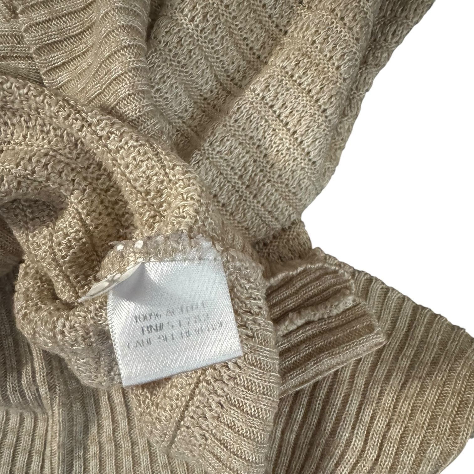 Other Maurices Tan Loose Knit Short Sleeve Women’s Sweater Medium Size M / US 6-8 / IT 42-44 - 3 Thumbnail