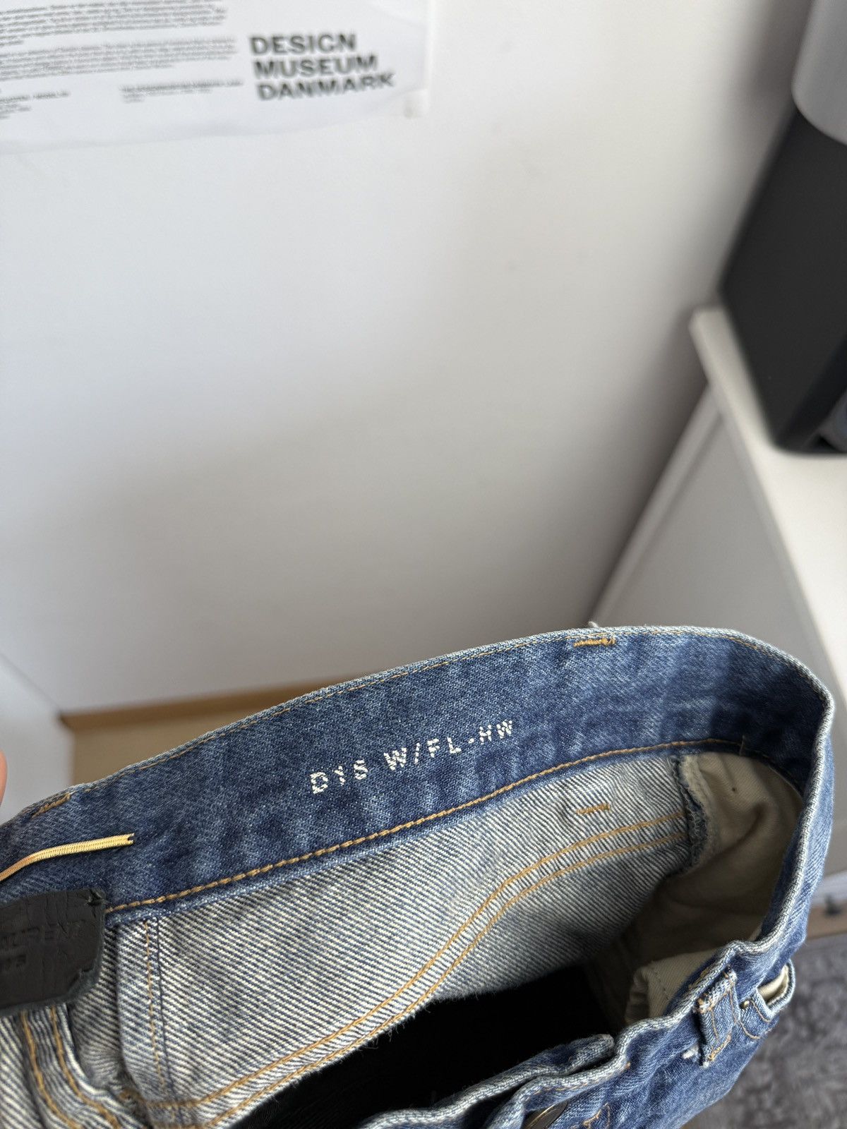 Saint Laurent Paris Saint Laurent washed denim pants 28 avantgarde archive YSL Size US 28 / EU 44 - 7 Thumbnail