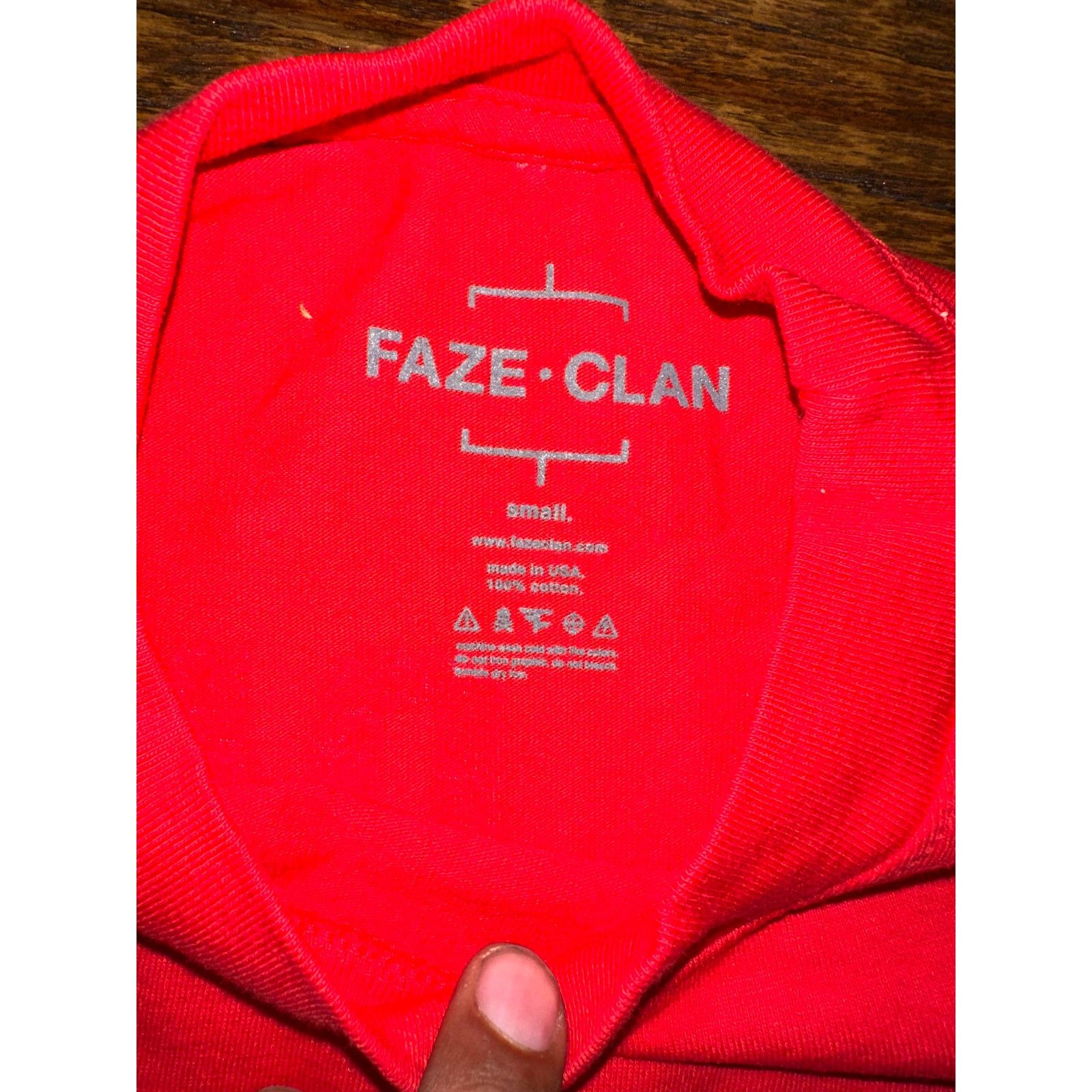 FaZe Faze Clan x Clot Long Sleeve FCCLOT10340 - RED Sz Small Size US S / EU 44-46 / 1 - 3 Thumbnail