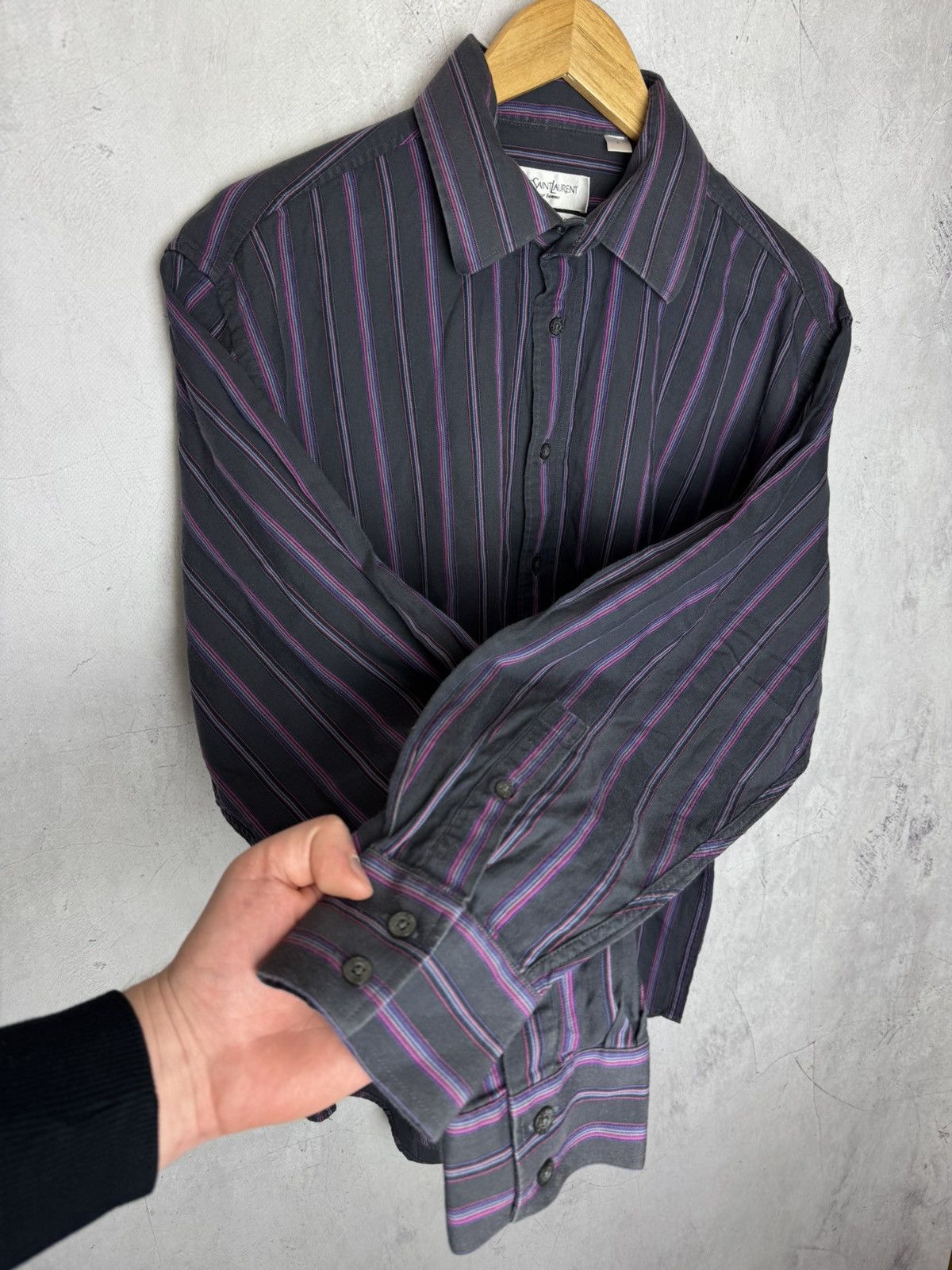 Vintage × Yves Saint Laurent Yves Saint Laurent Shirt Vintage Size US L / EU 52-54 / 3 - 6 Thumbnail