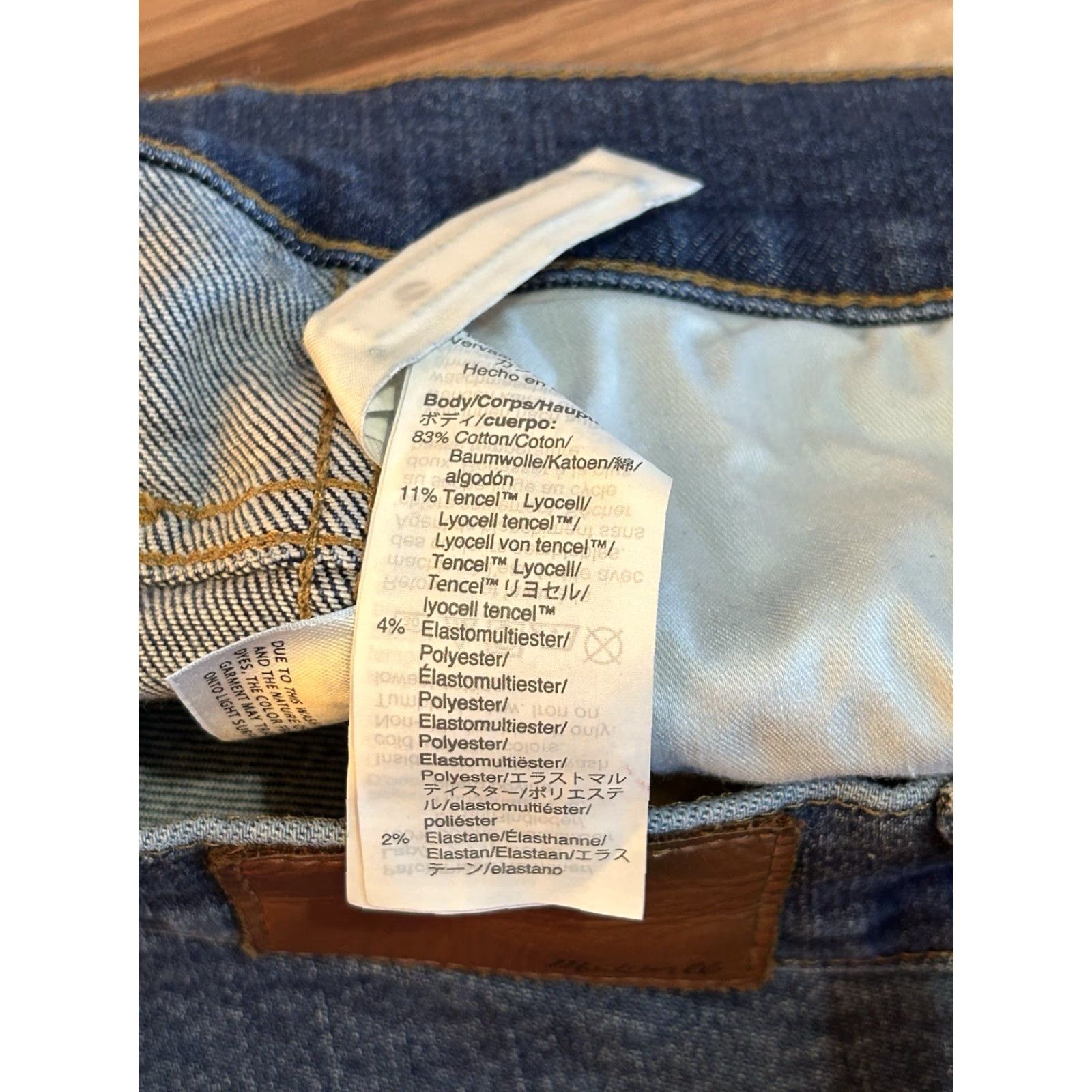 Madewell Womens Madewell Jeans 34R High Rise Skinny Dark Wash Blue 34 in Waist Womens Jeans Skinny High Rise Solid 10" - NA Size 24" / US 00 / IT 34 - 7 Thumbnail