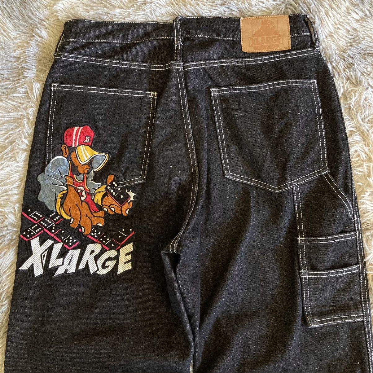 X-LARGE Vintage X-LARGE Baggy Jeans 🦍✨ Size US 34 / EU 50 - 2 Thumbnail