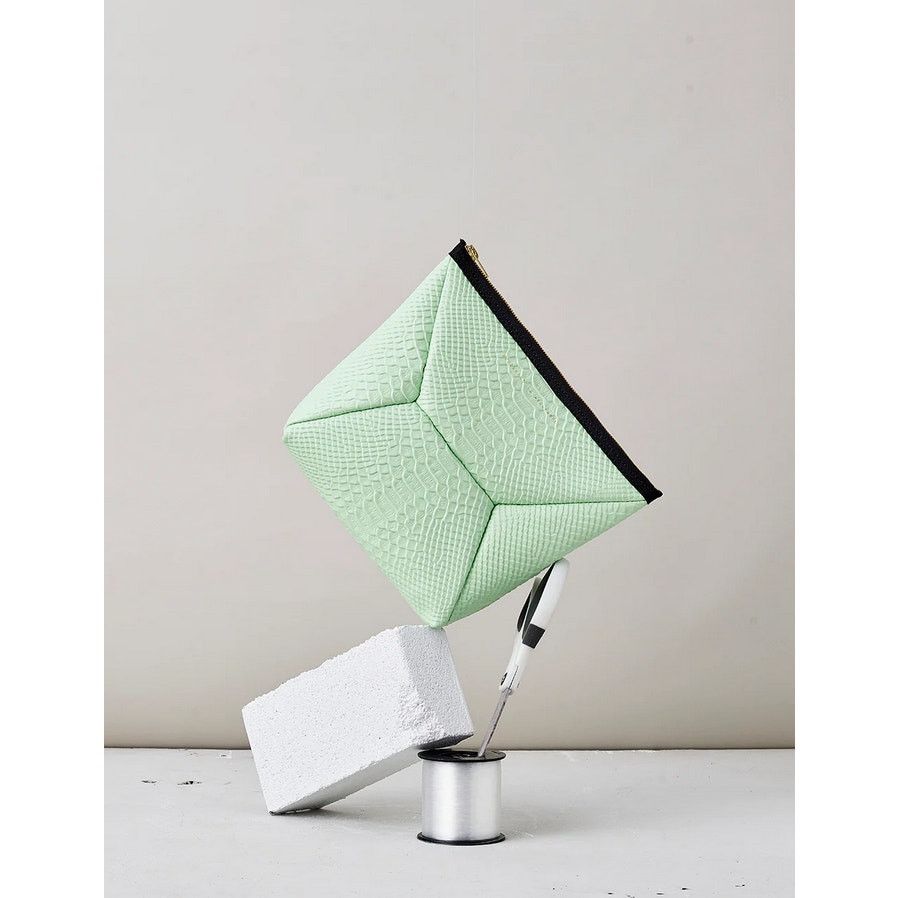 Other Ampersand as Apostrophe X Pouch Clutch Mint Python NWT Size ONE SIZE - 1 Thumbnail
