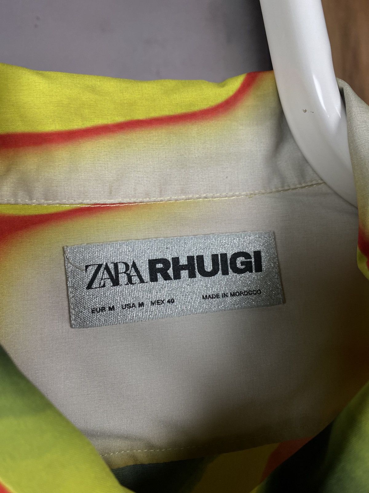 Rhude × Zara ❤️‍🔥Shirt Short Sleeve Zara Rhude Rhuigi Oversized Fit Rare❤️‍🔥 Size US M / EU 48-50 / 2 - 10 Thumbnail