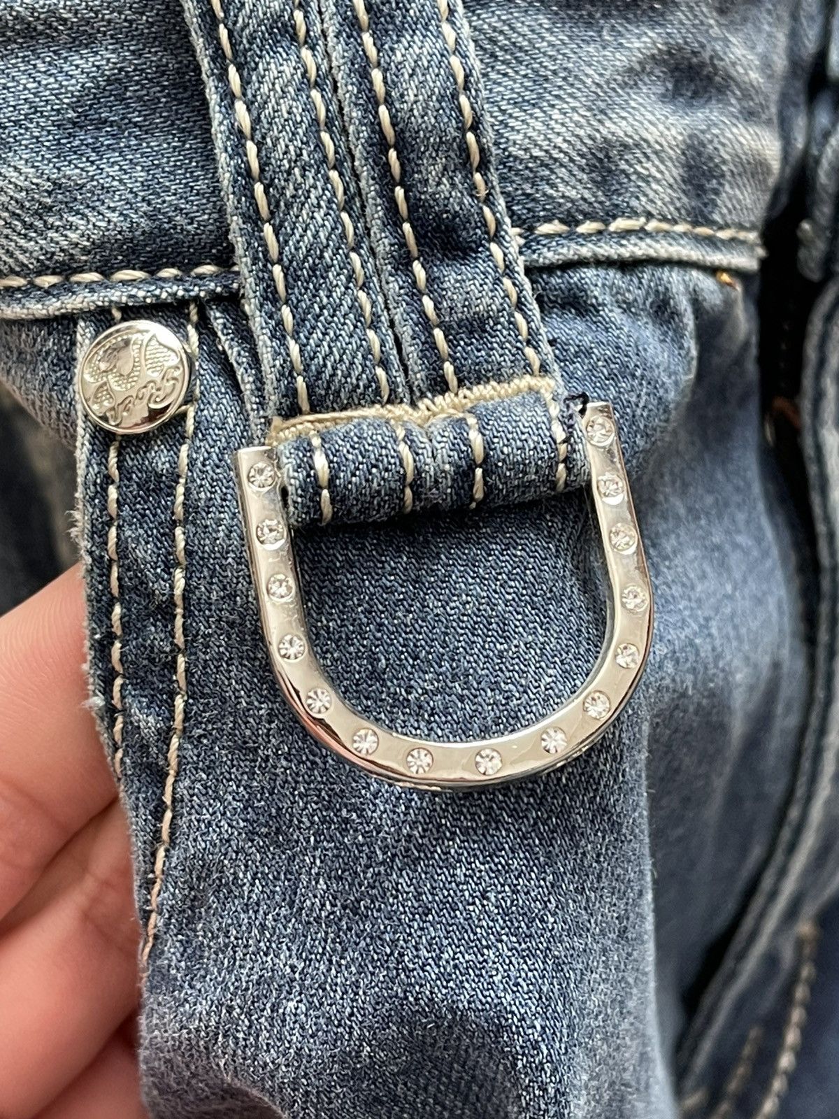 Roen Roen Japan Distressed Denim Jeans Size US 33 - 5 Thumbnail