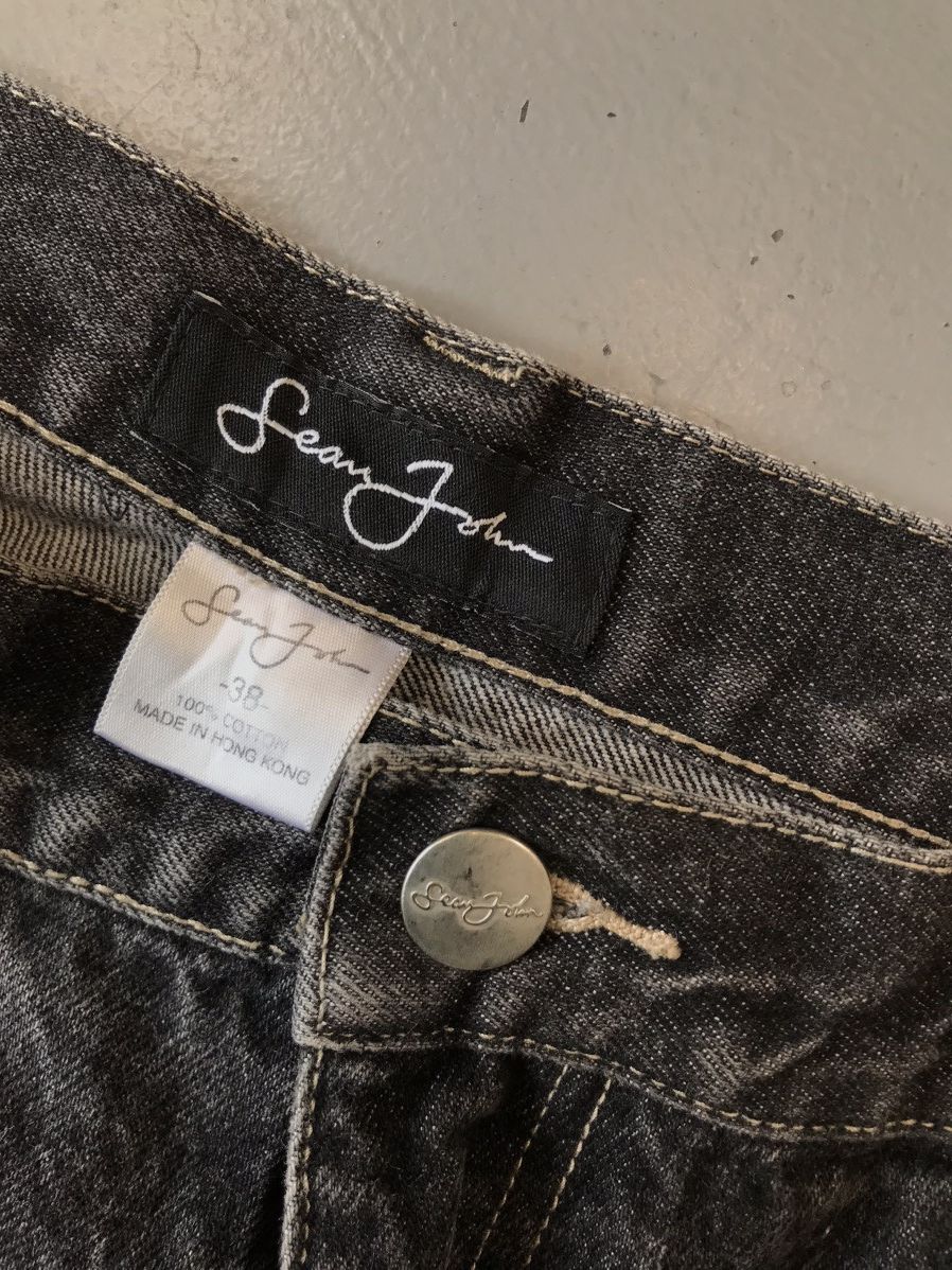 Sean John × Vintage Vintage Sean John spell out double knee carpenter denim Size US 38 / EU 54 - 4 Thumbnail