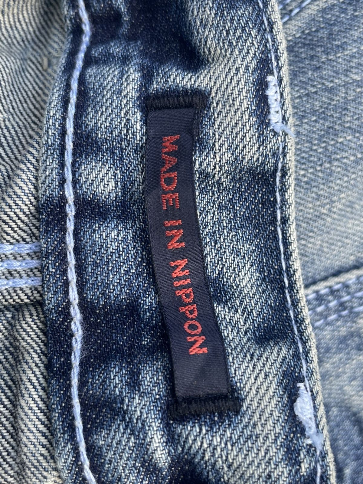 Japanese Brand × Vintage Vintage Blue Way Flare Faded Denim Size US 33 - 19 Thumbnail