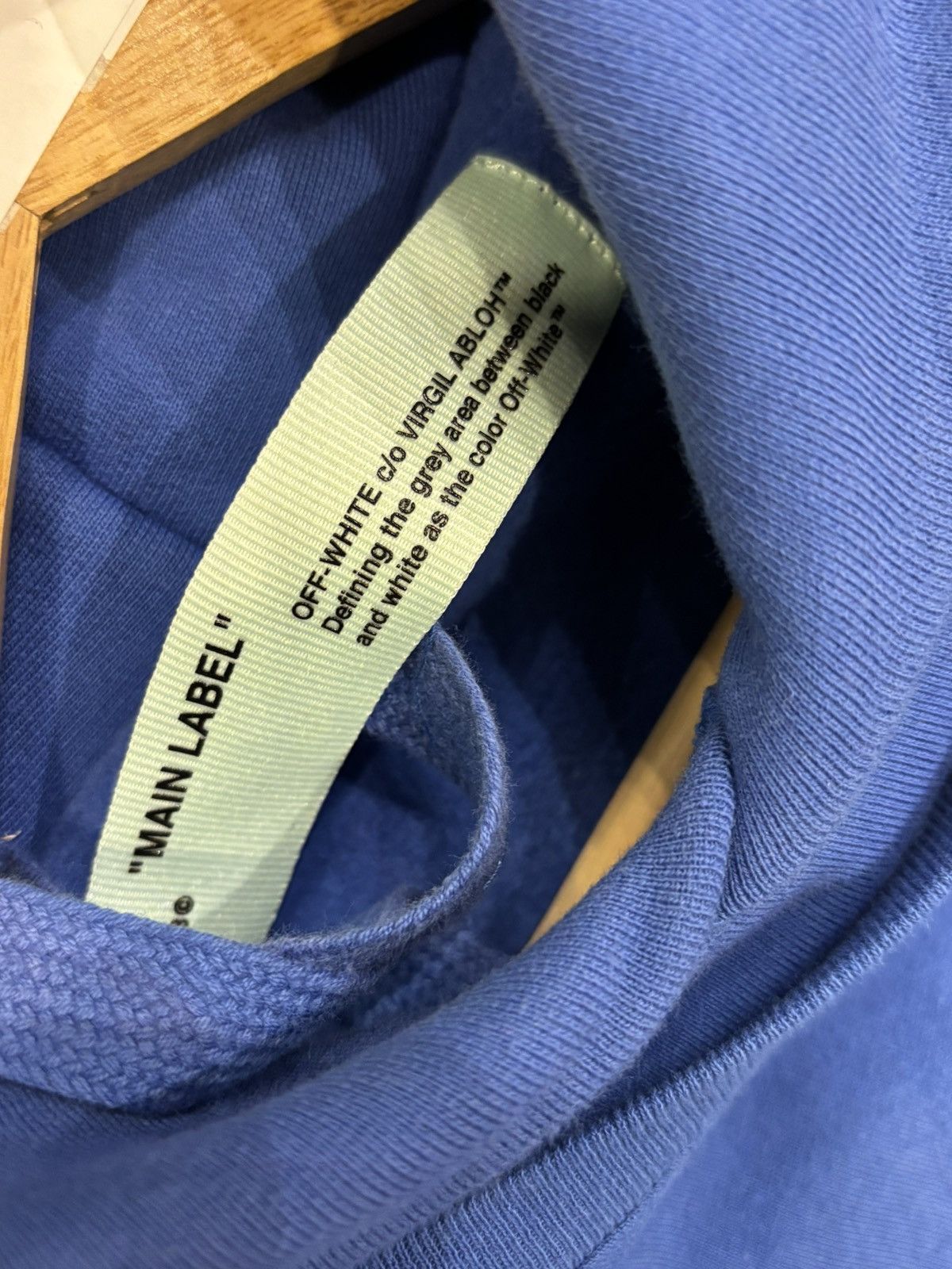 Off-White Off-White Layered Blurred Hoodie Size US S / EU 44-46 / 1 - 3 Thumbnail
