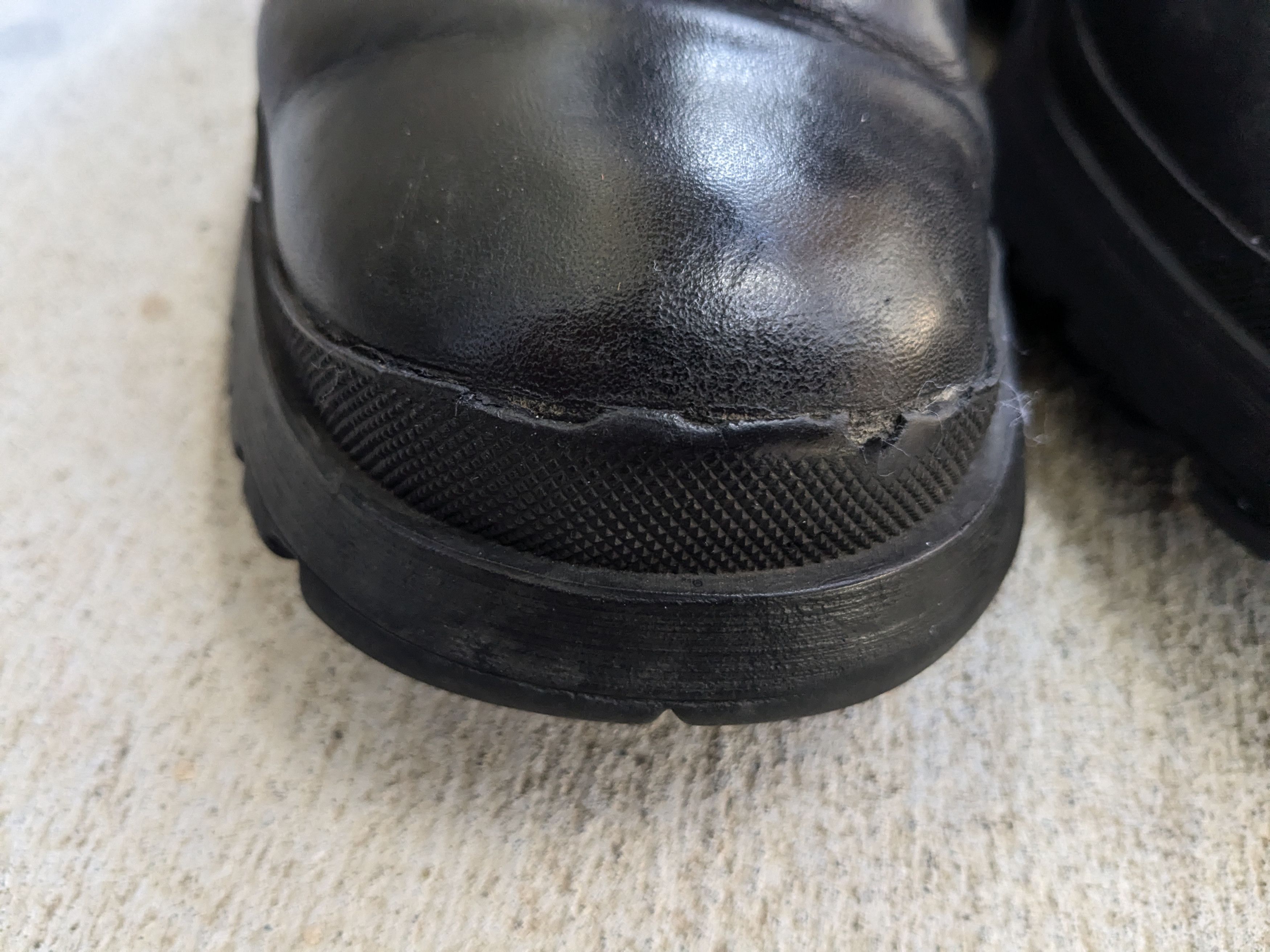 Prada Prada Chelsea Boots Black 10 Leather Chunky Rubber Platform Size US 10 / EU 43 - 2 Thumbnail
