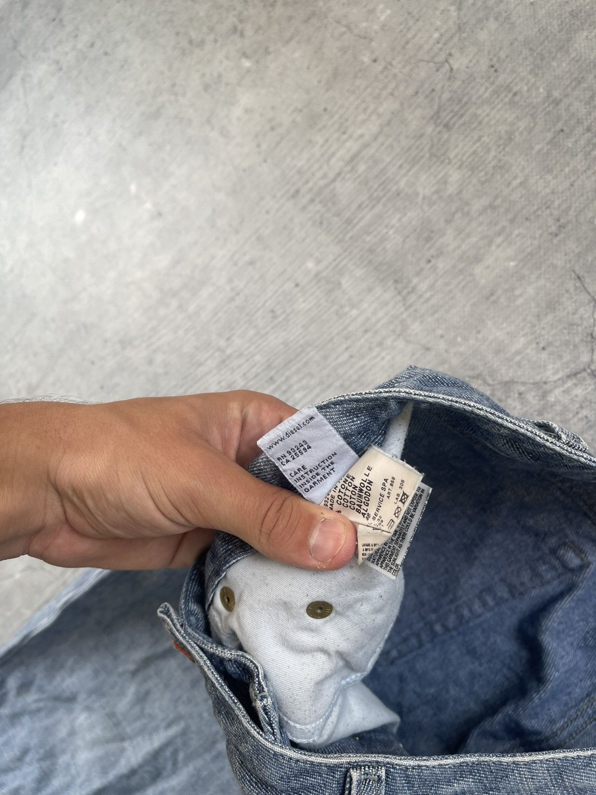 Diesel Vintage Y2K Distressed Avant Garde Diesel Jeans Pants Size US 34 / EU 50 - 12 Thumbnail