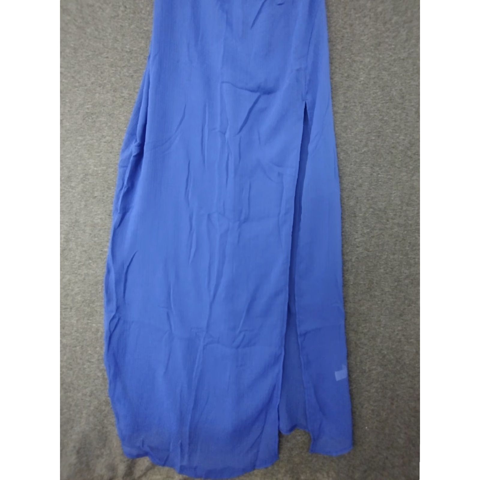 Vintage Toluca Women's Blue Swim Cover Up Maxi Cowl Neck Sheer Dress M Size M / US 6-8 / IT 42-44 - 7 Thumbnail