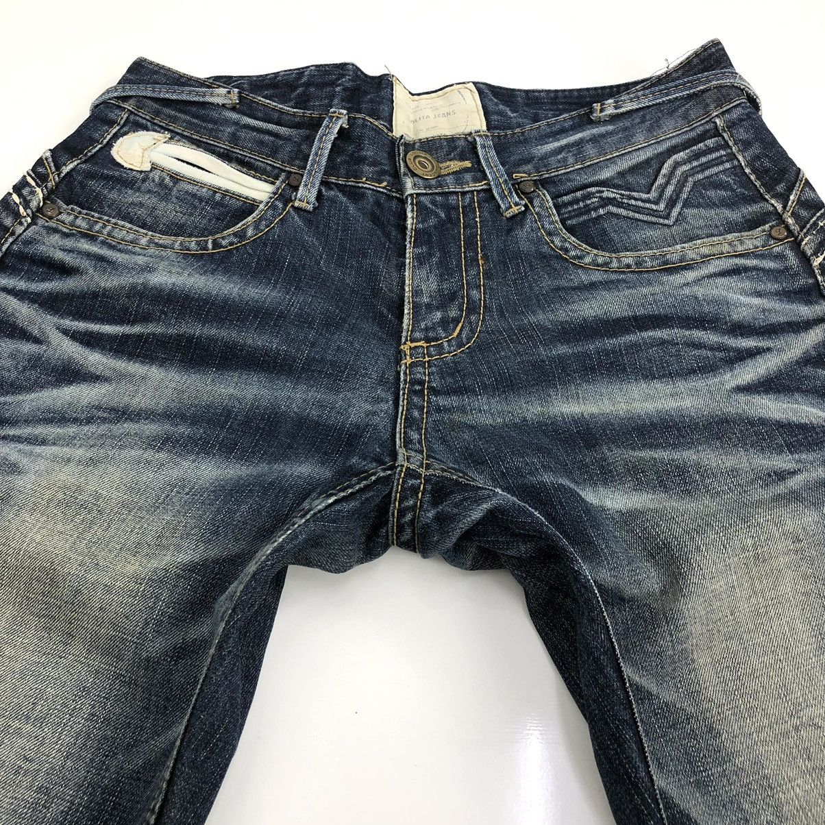 If Six Was Nine 2000s Lolita Distressed Mudmax Lgb Bootcut Flared Jeans Y2K Size US 29 - 3 Thumbnail
