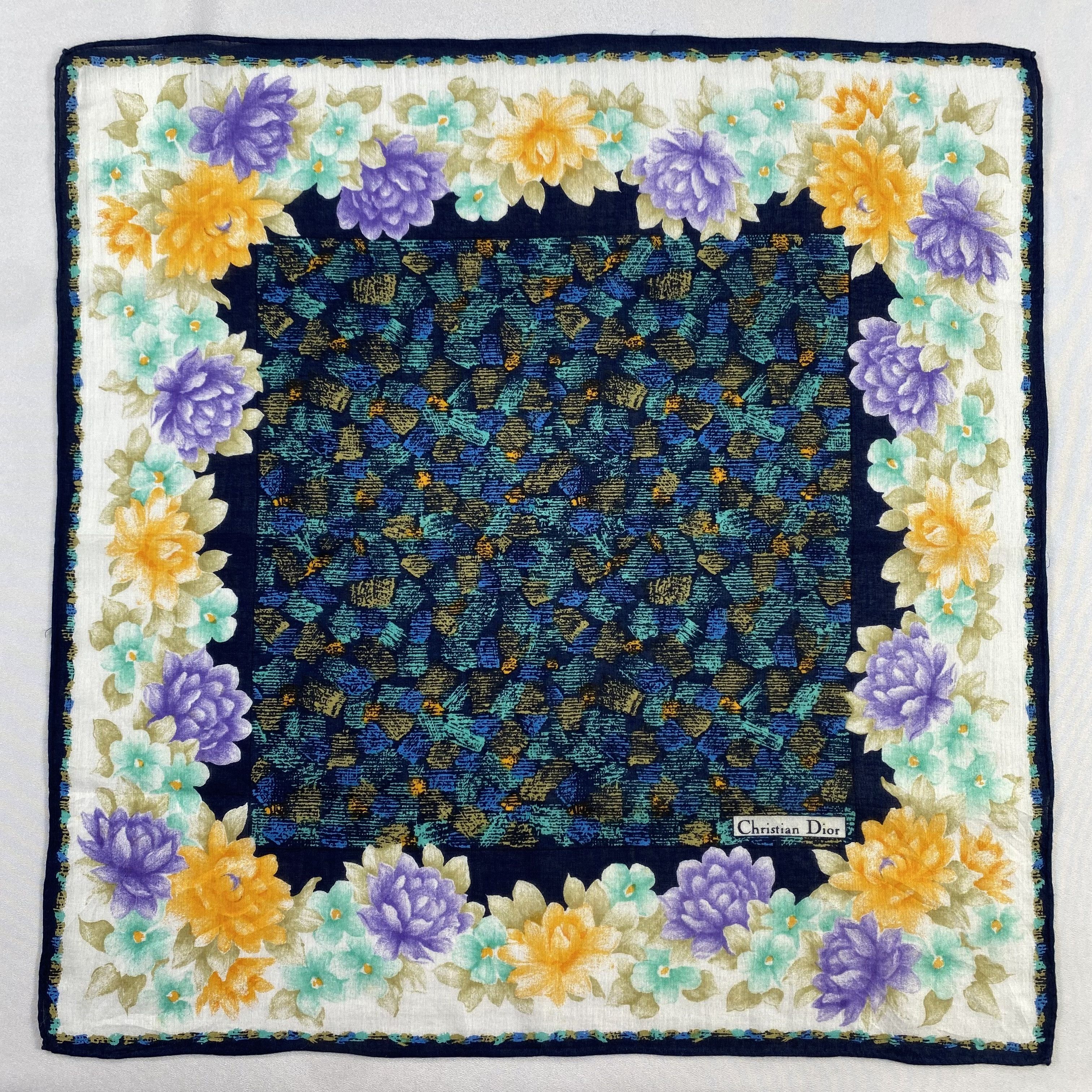 Vintage Christian Dior Monsieur Handkerchief / Neckerchief-P1617 Size ONE SIZE - 1 Thumbnail