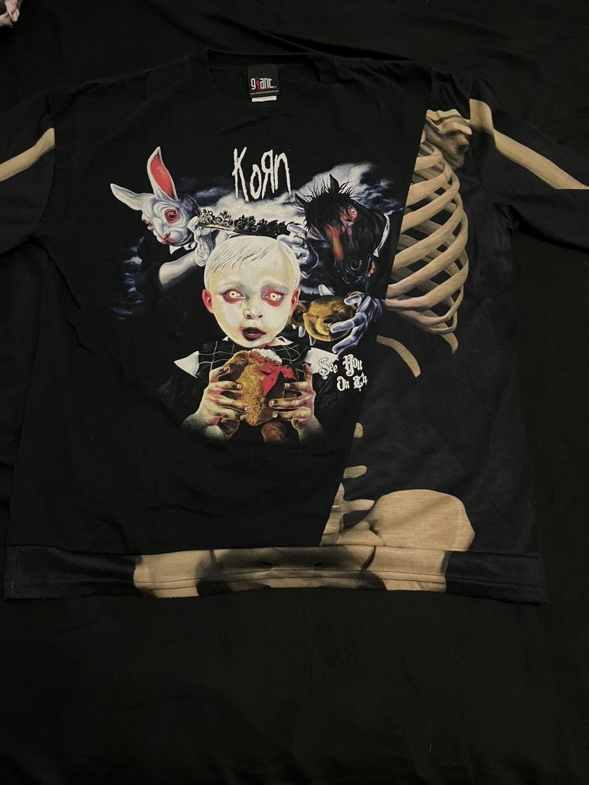 Disco Inferno Disco inferno korn skeleton long sleeve tee Size US M / EU 48-50 / 2 - 4 Thumbnail