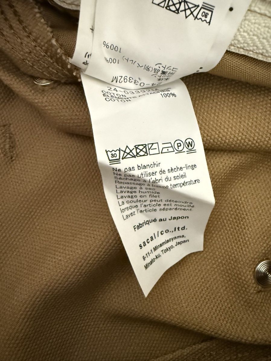 Carhartt Wip × Sacai Sacai x Carhartt Duck Shorts Size US 30 / EU 46 - 9 Thumbnail