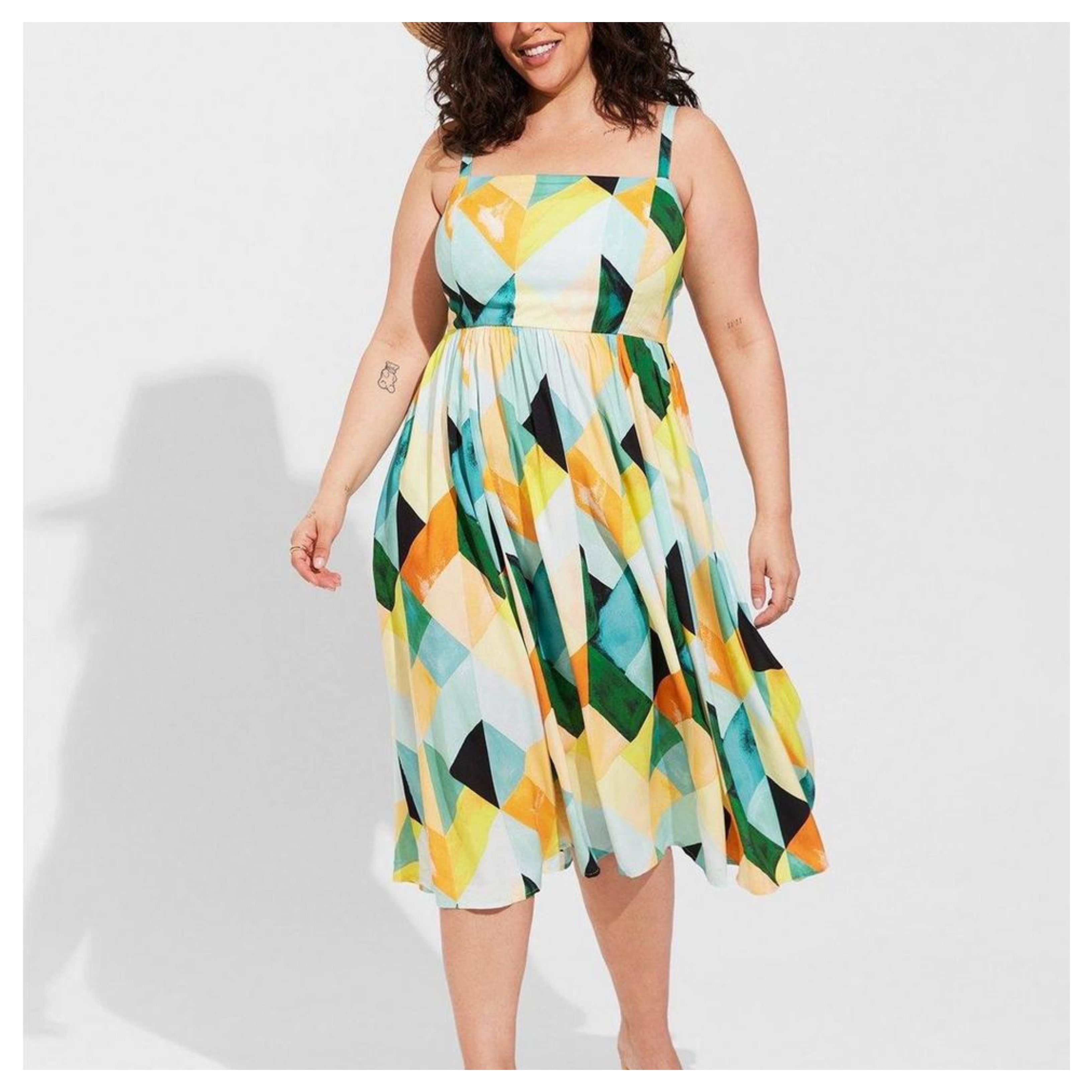 Torrid Torrid Midi Challis Sleeveless Sundress Size XXL / US 16-18 / IT 52-54 - 1 Thumbnail