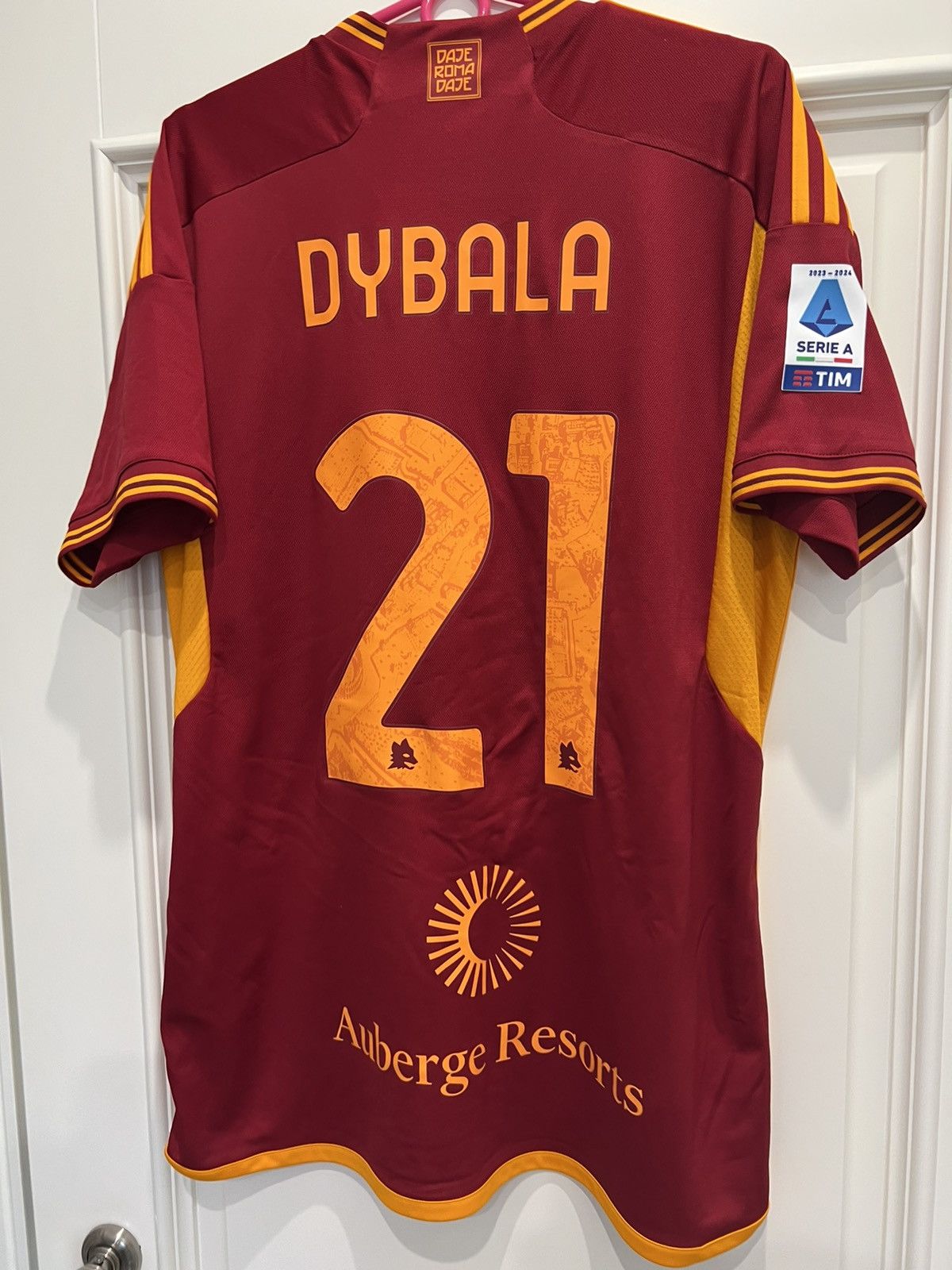 Adidas As Roma adidas Dybala Jersey soccer italian Calcio Size US L / EU 52-54 / 3 - 6 Thumbnail