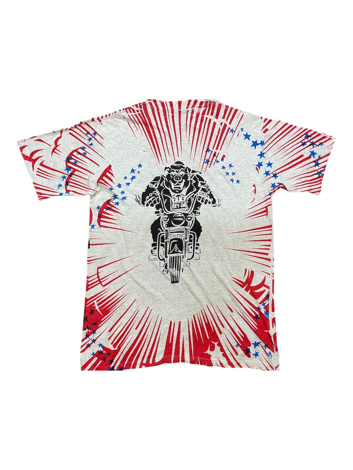 Harley Davidson × Vintage RARE VINTAGE HARLEY DAVIDSON ALL OVER PRINT 90s TEES Size US XL / EU 56 / 4 - 2 Thumbnail