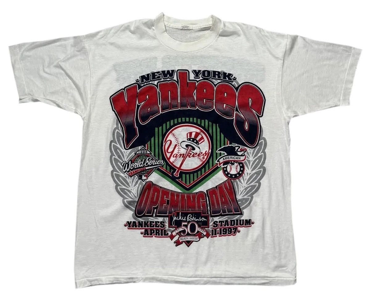 Vintage Vintage Bootleg New York Yankees 1996 Opening Day T Shirt XL Size US XL / EU 56 / 4 - 1 Thumbnail