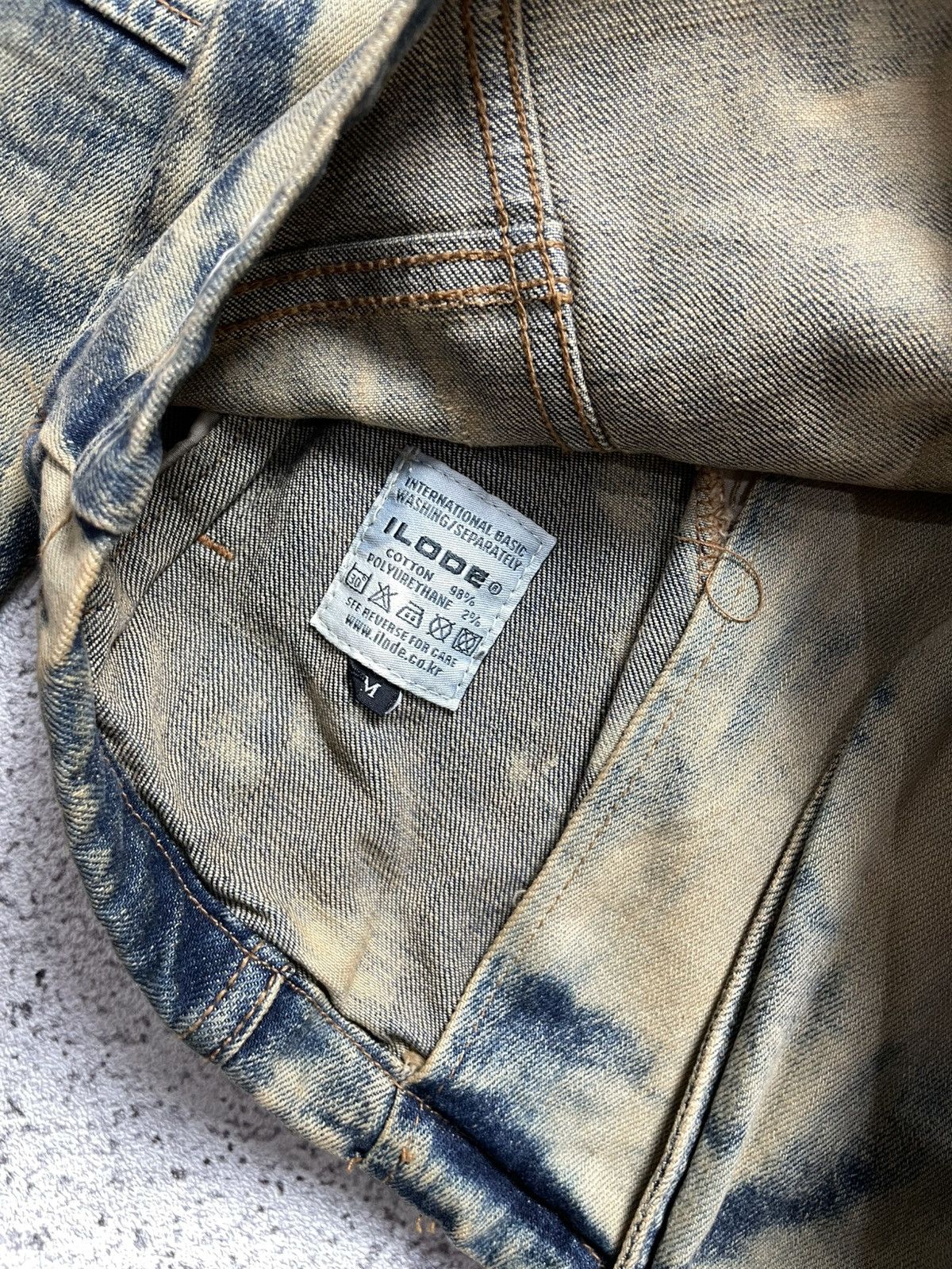 If Six Was Nine 2000s Ilode - Mud Wash Napoleon Ramones Jacket Size US M / EU 48-50 / 2 - 3 Thumbnail