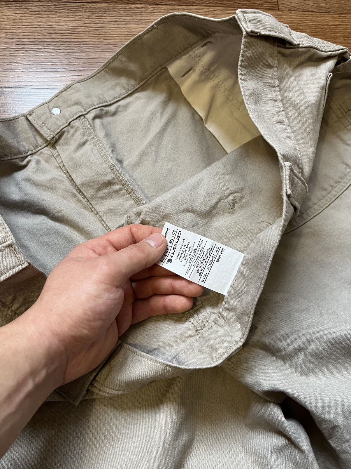 Carhartt Carhartt Men's Canvas Work Dungaree Pants Size US 40 / EU 56 - 3 Thumbnail