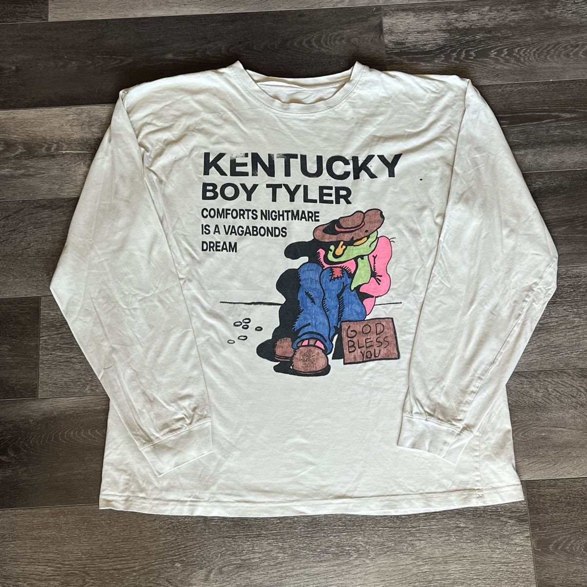 Kentucky Boy Tyler Kentucky Boy Tyler Vagabond Revived Longsleeve Tee Vintage Size US XXL / EU 58 / 5 - 1 Thumbnail
