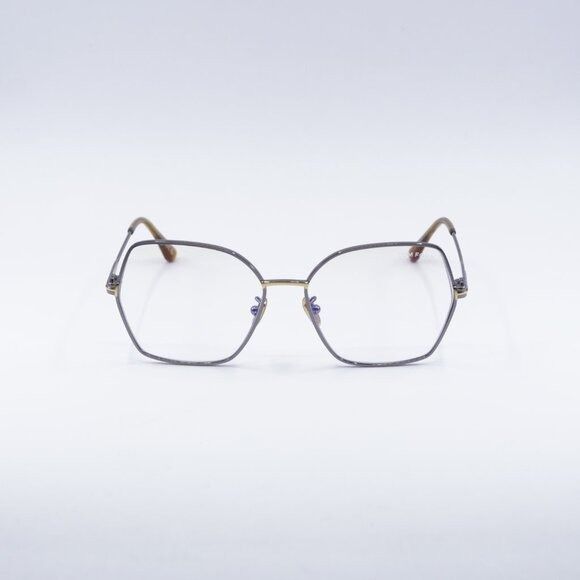 Tom Ford Tom Ford FT5876-B 014 Eyeglasses Ruthenium 56mm Butterfly Size ONE SIZE - 3 Thumbnail