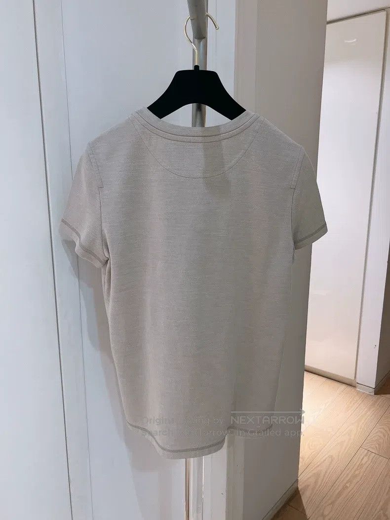 Hermes Hermes Velvet two-tone short sleeve T-shirt Size S / US 4 / IT 40 - 2 Thumbnail