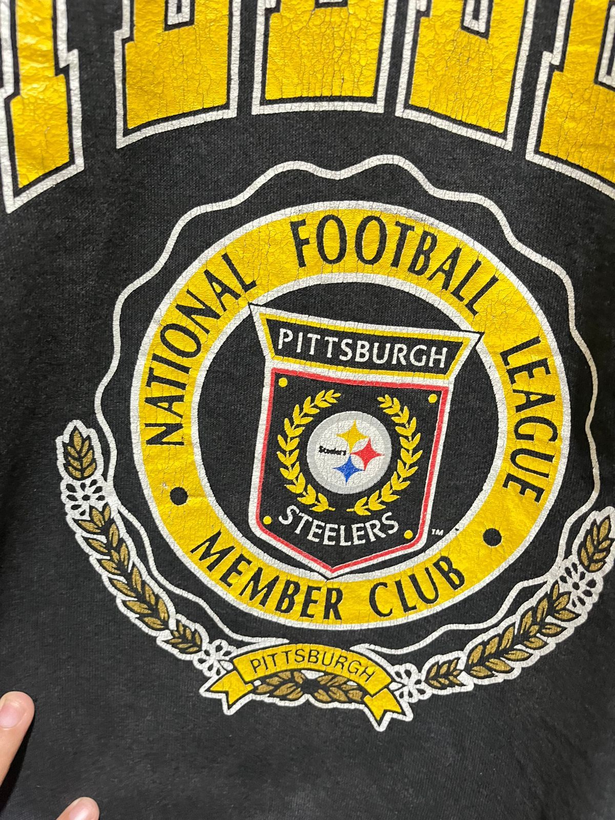 Nutmeg VTG PITTSBURGH STEELERS SWEATSHIRTS MADE IN USA Size US L / EU 52-54 / 3 - 4 Thumbnail