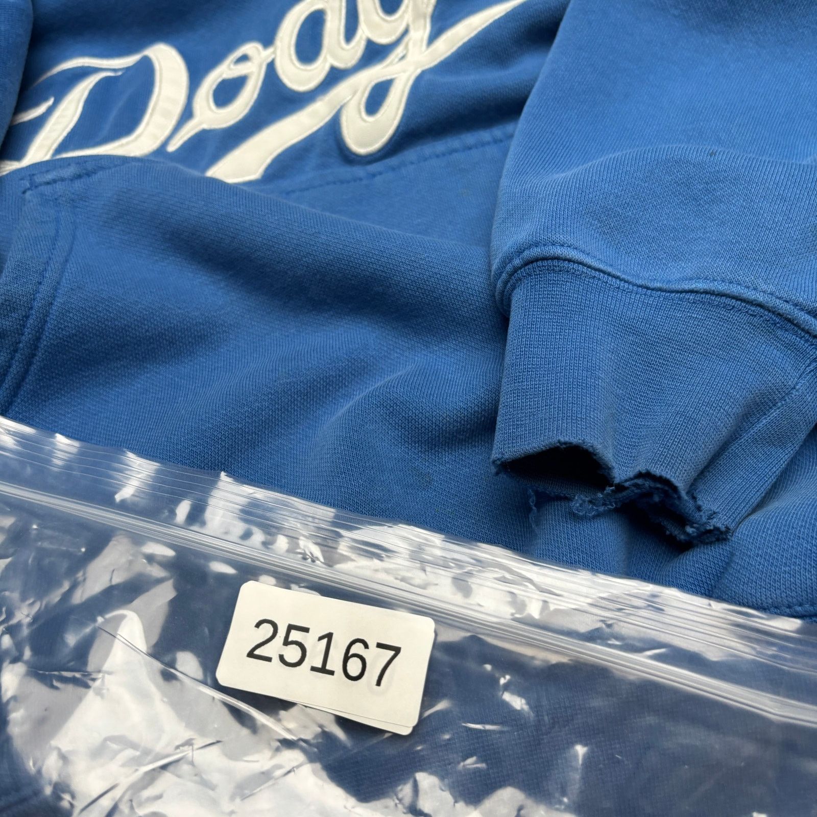 Nike × Vintage Vintage Nike LA Dodgers Center Swoosh Hoodie Men's Small MLB Size US S / EU 44-46 / 1 - 12 Thumbnail