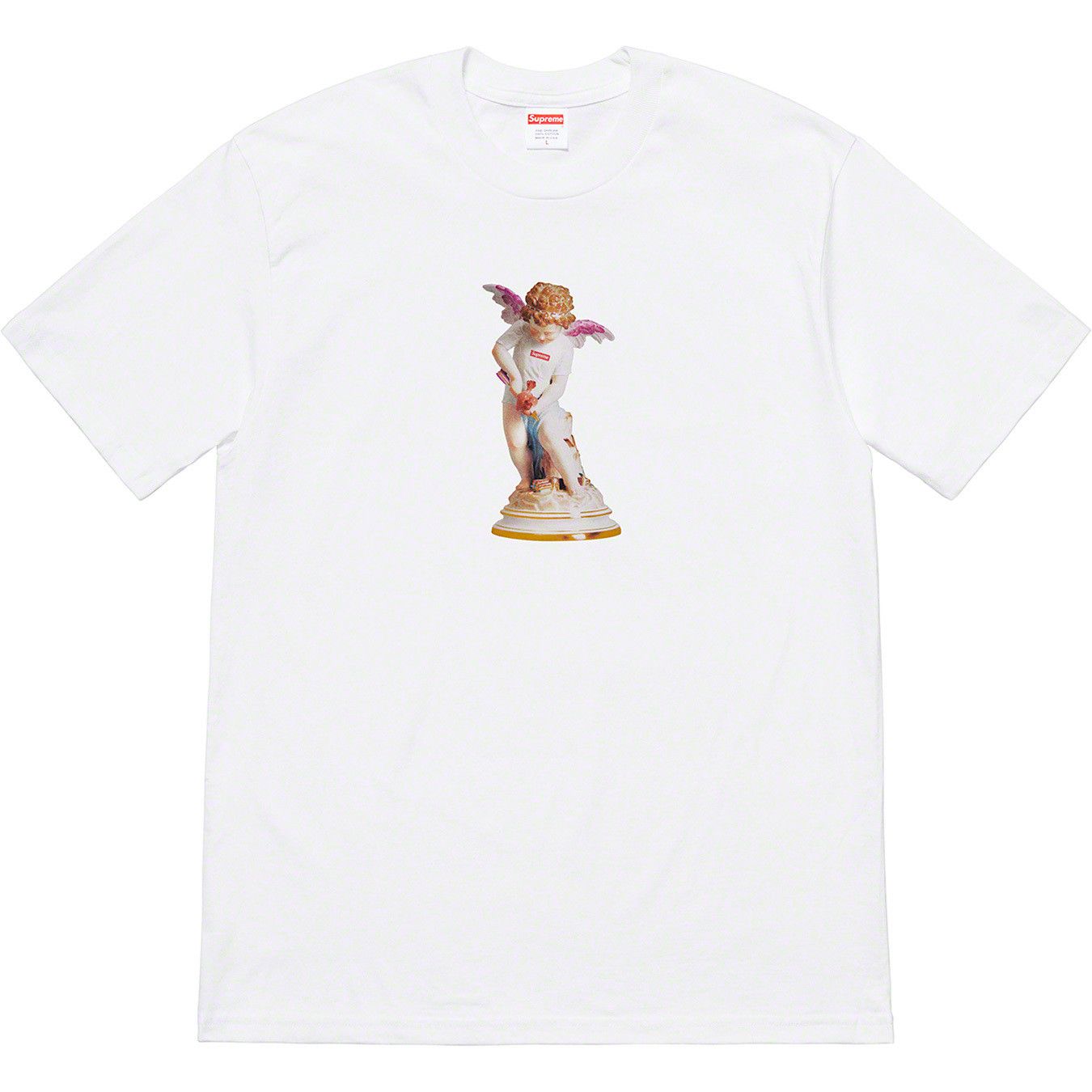 image of Supreme Cupid Tee White Small Size, Men's