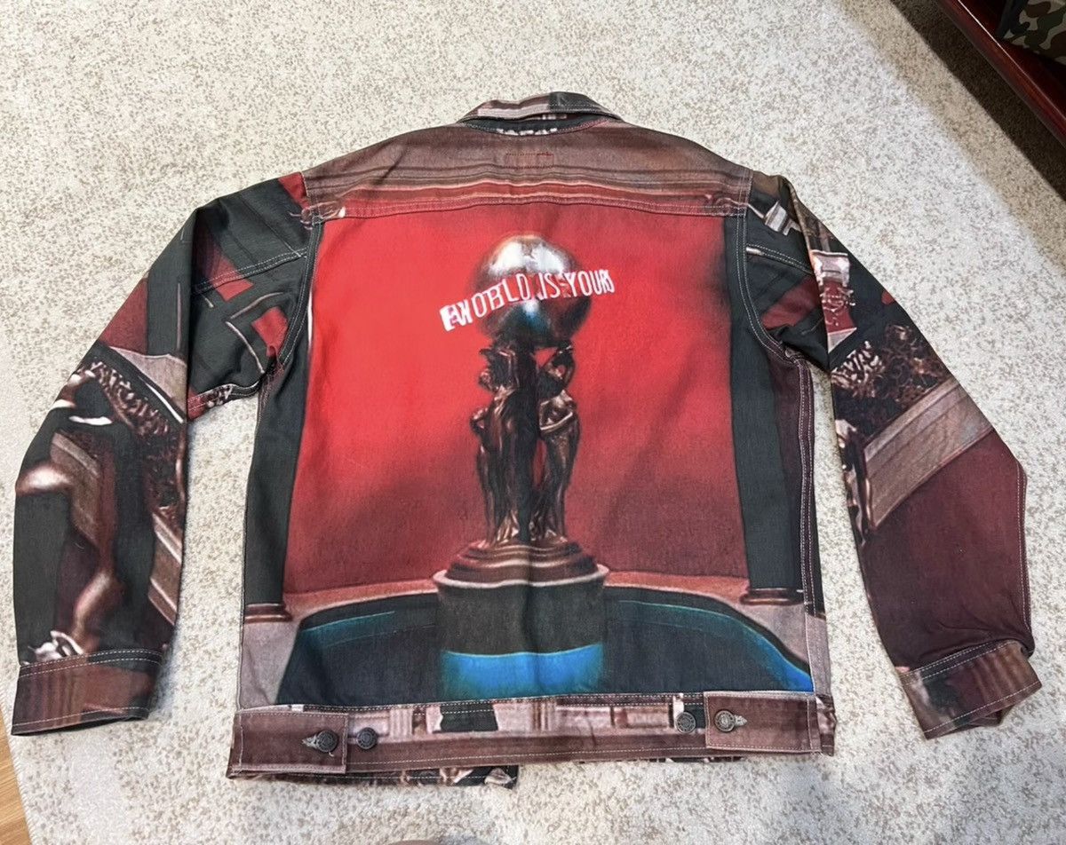 Supreme Supreme scarface the world is yours denim trucker Jacket Size US S / EU 44-46 / 1 - 2 Thumbnail