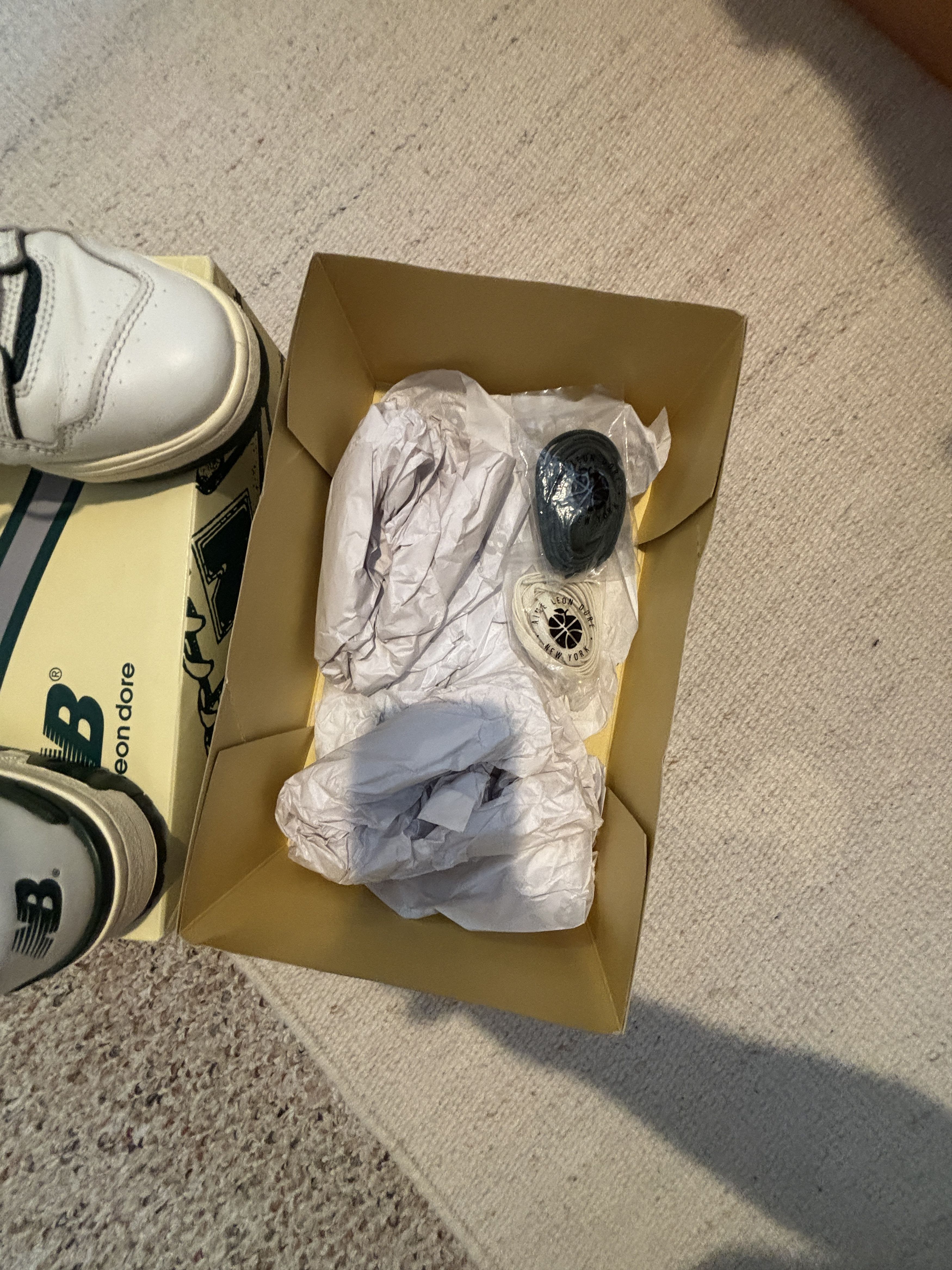 Aime Leon Dore × New Balance New Balance 550 Aime Leon Dore White Green Size US 7 / EU 40 - 3 Thumbnail