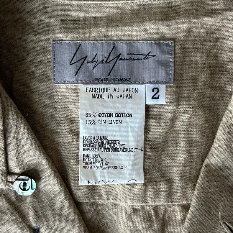 Yohji Yamamoto Yohji Yamamoto Yohji Yamamoto Short Sleeve Shirt Size 2 Size US S / EU 44-46 / 1 - 7 Thumbnail