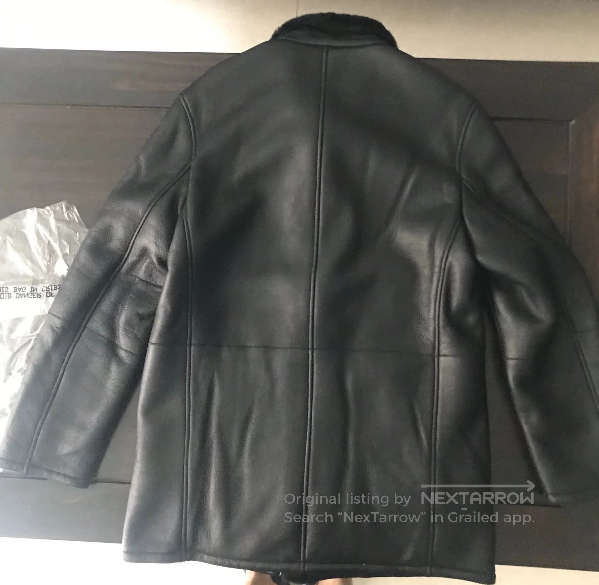 Salvatore Ferragamo black shearling coat by salvatore ferragamo. Size L / US 10 / IT 46 - 3 Thumbnail