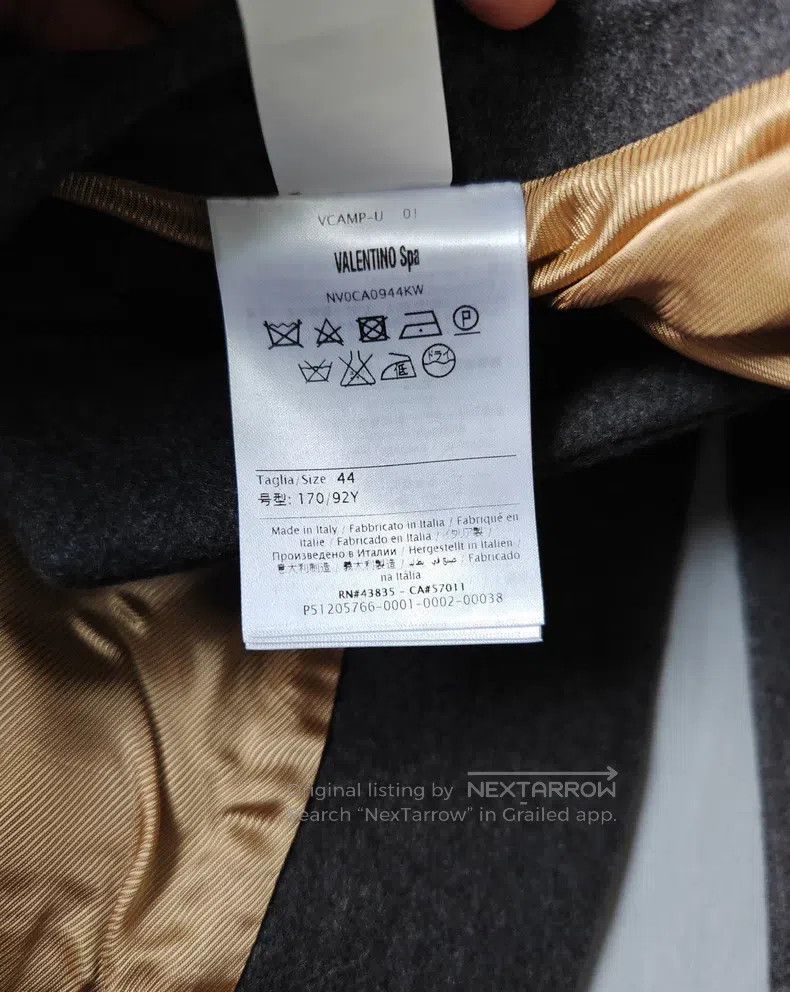 Valentino Valentino Wool double-breasted coat coat Size S / US 4 / IT 40 - 5 Thumbnail