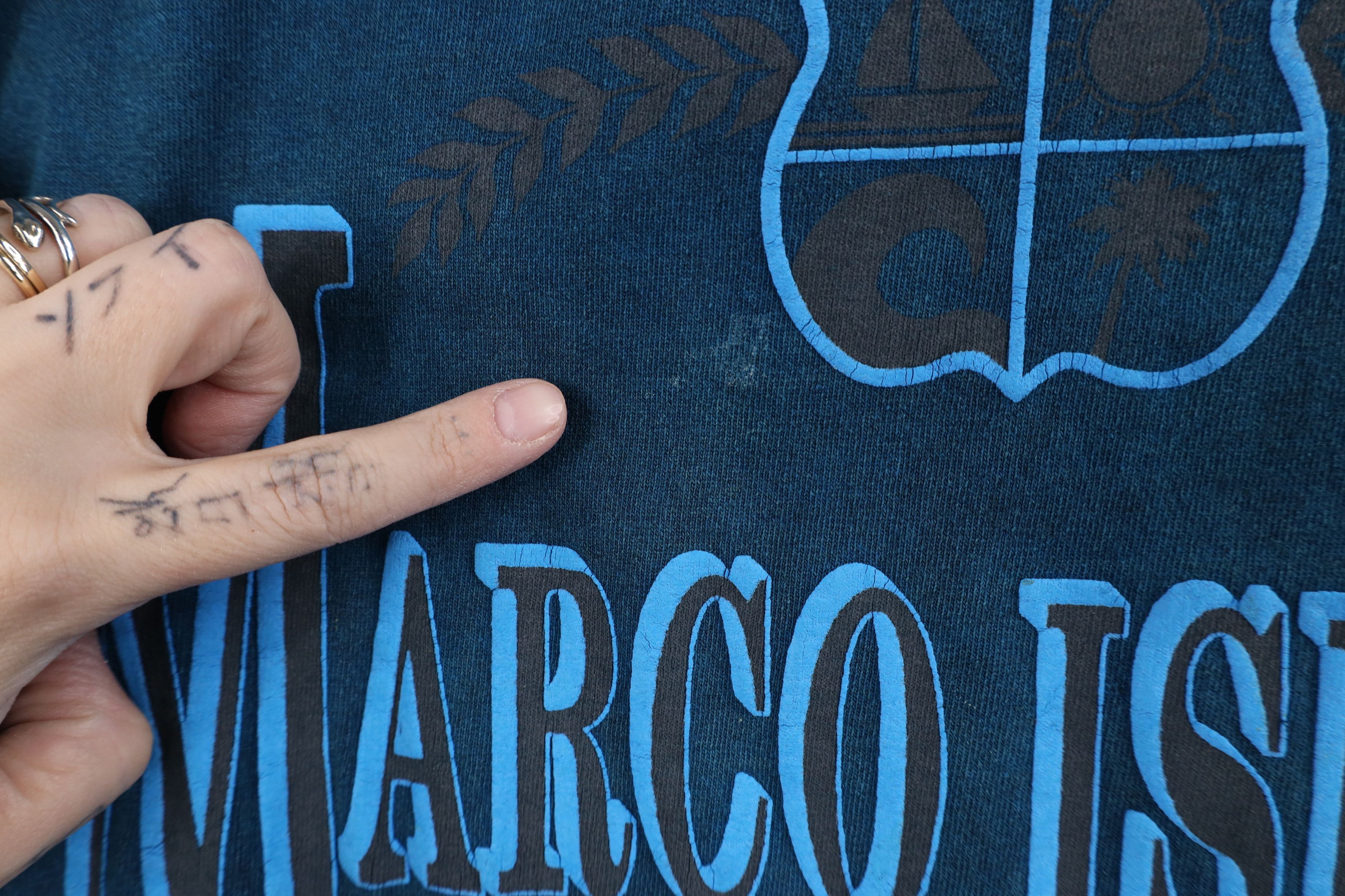 Vintage Vintage 90s Streetwear Wash Marco Island Florida T-Shirt USA Size US XL / EU 56 / 4 - 5 Thumbnail